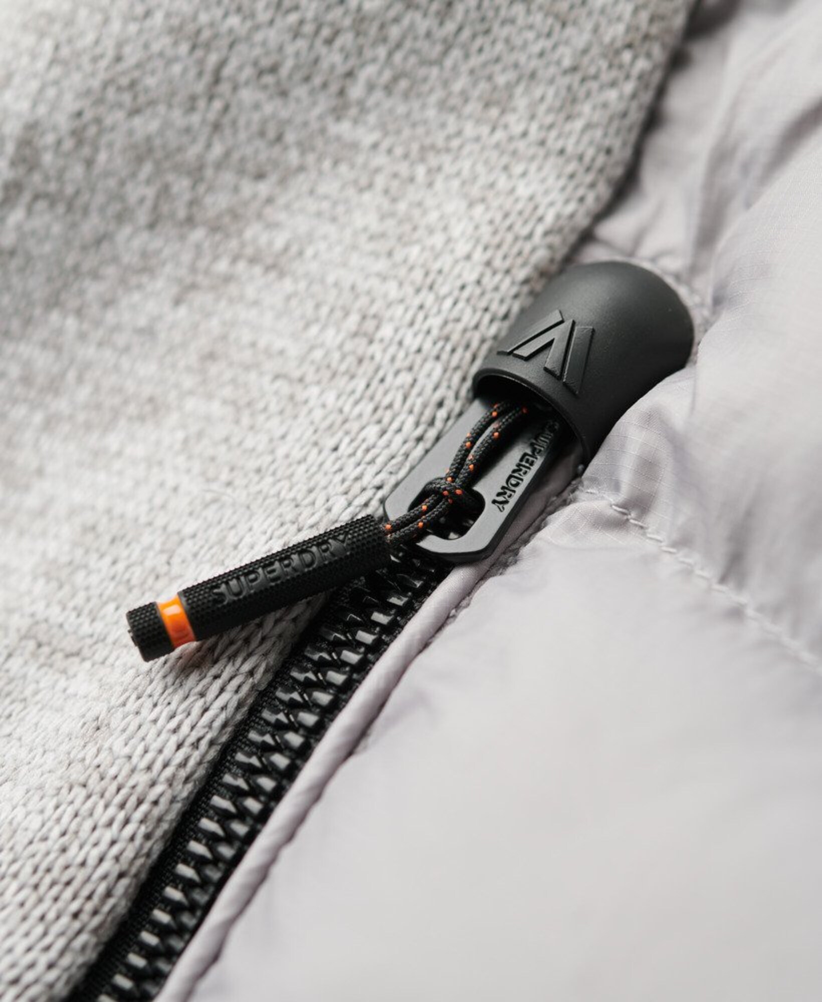 Superdry & Co Prechodná bunda 'Storm' svetlosivá / sivá melírovaná (obrázok 5)