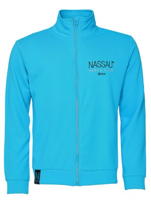 NASSAU Beach Club Sweatvest Blauw / Zwart / Zilver