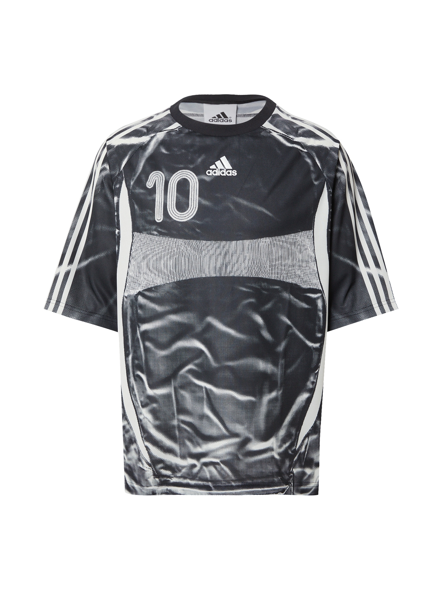 ADIDAS ORIGINALS Póló 'Adilenium Season 4 Teamgeist'  fekete / piszkosfehér akciós termékkép 1