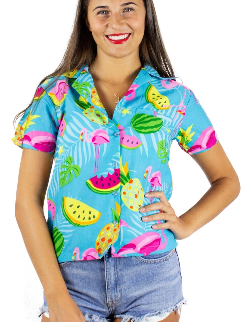 Blus 'Flamingo Melone'