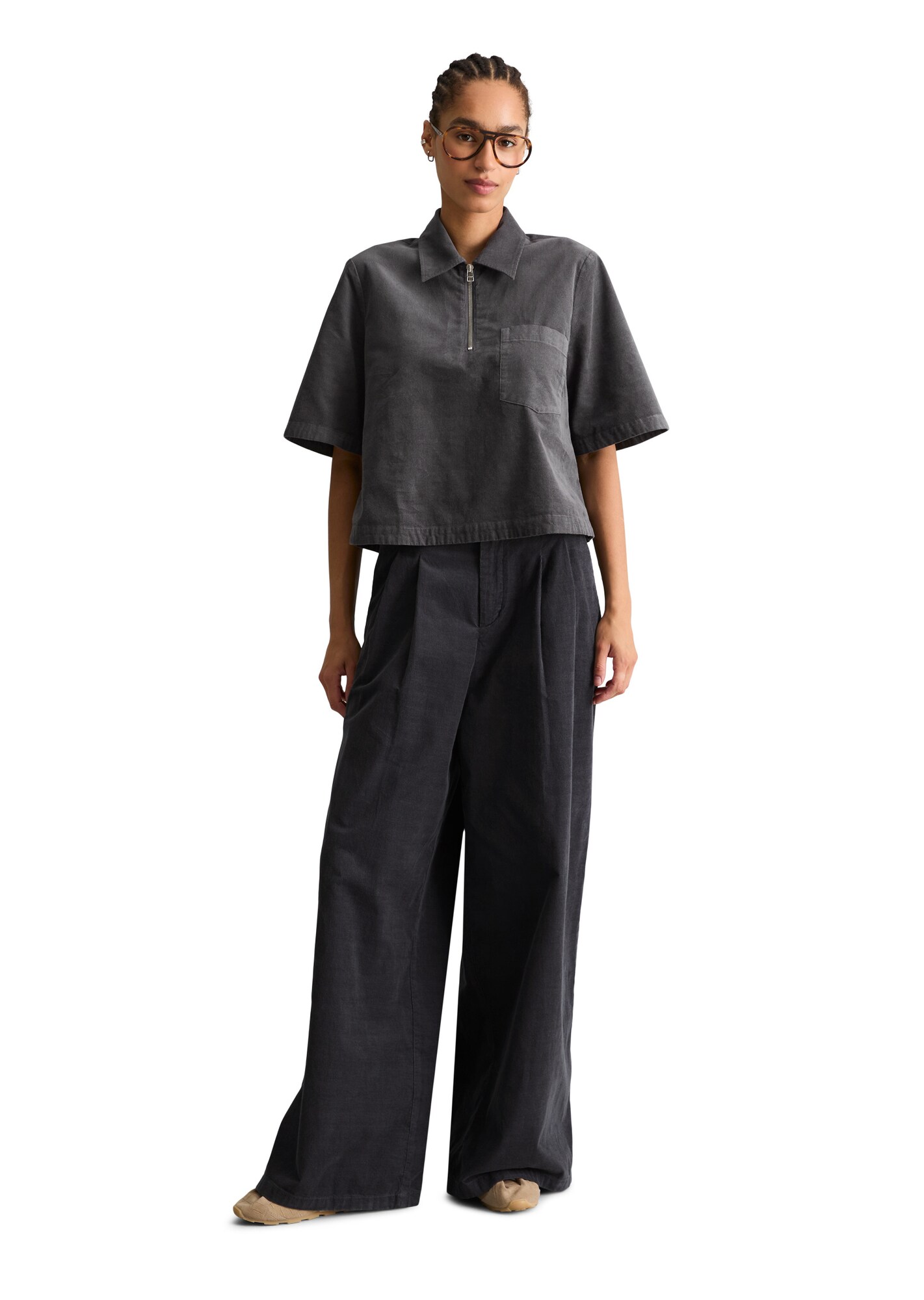 Marc O'Polo DENIM Blusa antracita – imagen 2