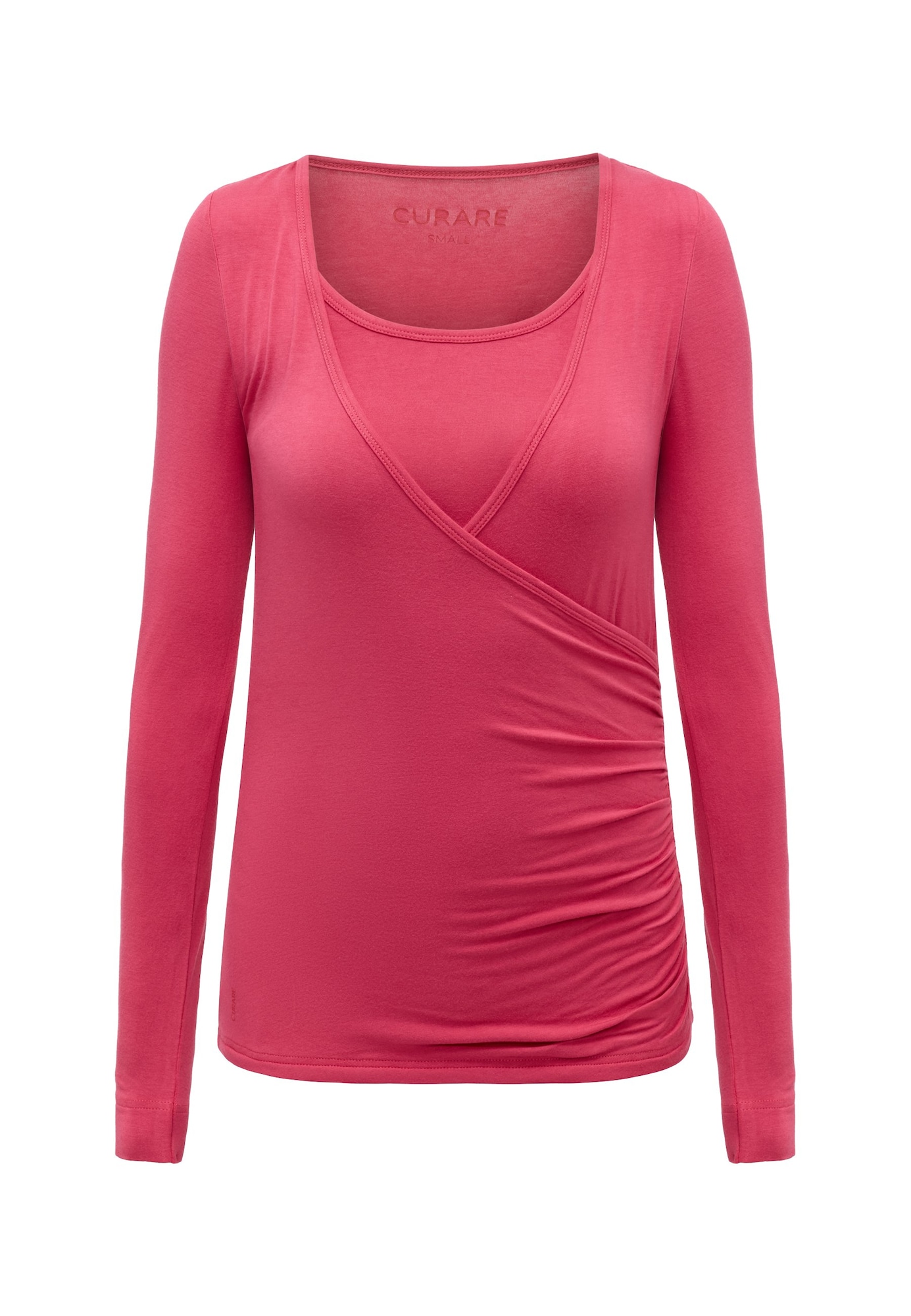 CURARE Yogawear Tricou funcțional Flow roz zmeură
