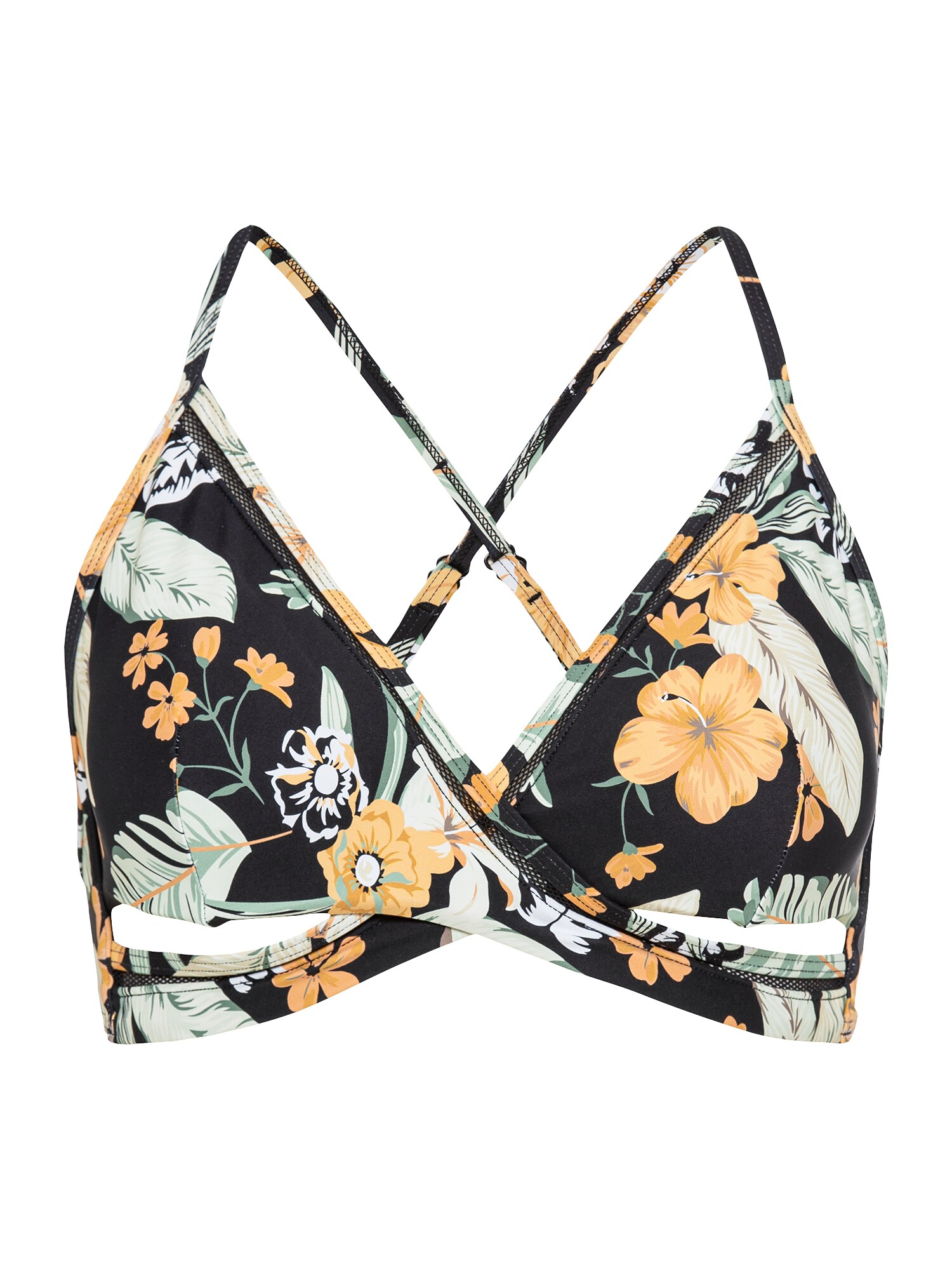 SUNSEEKER Sutien costum de baie  crem / verde / portocaliu / negru / alb