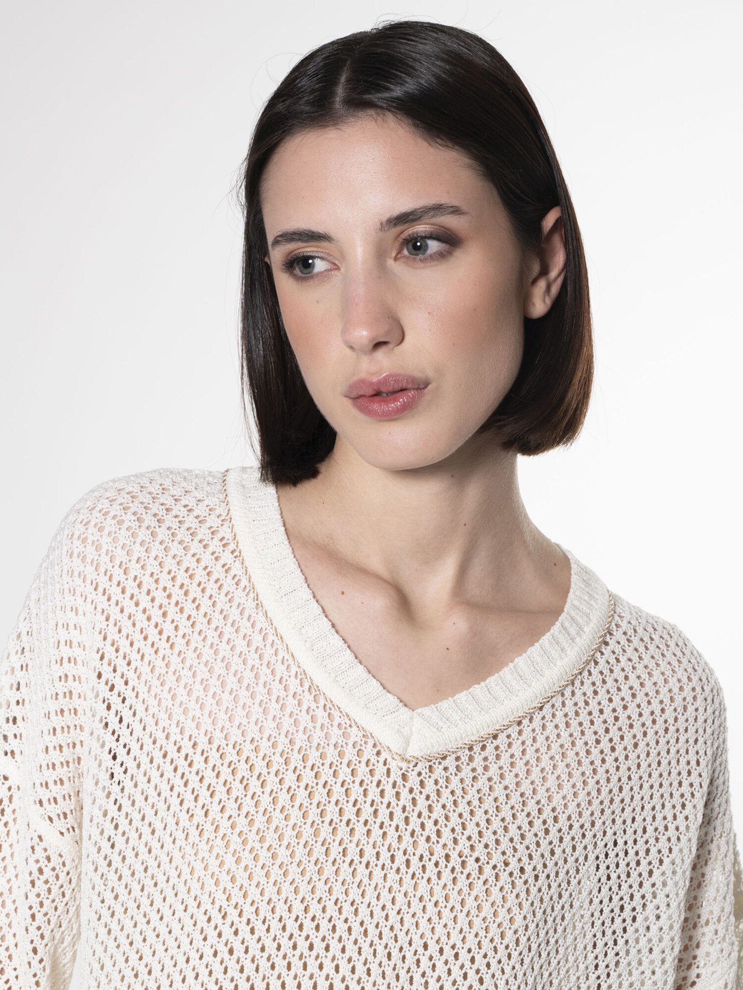 Thumbnail - Influencer Pullover Holed pattern pull