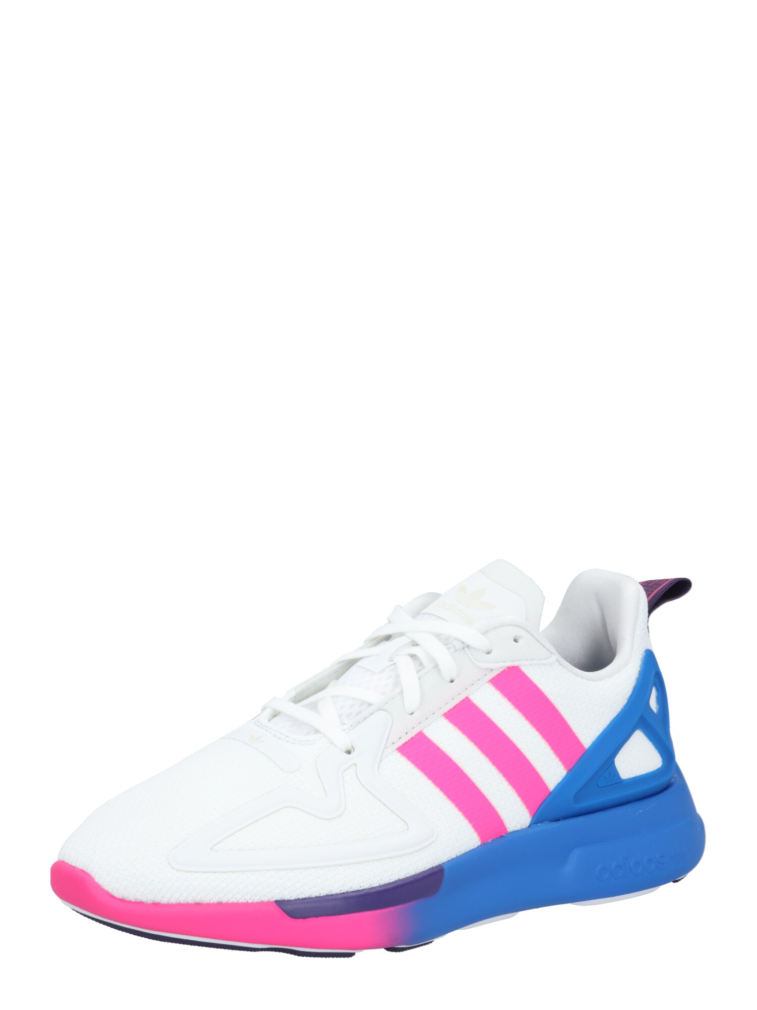 ADIDAS ORIGINALS Sportbačiai be auliuko 'Flux'  balta / rožinė / mėlyna