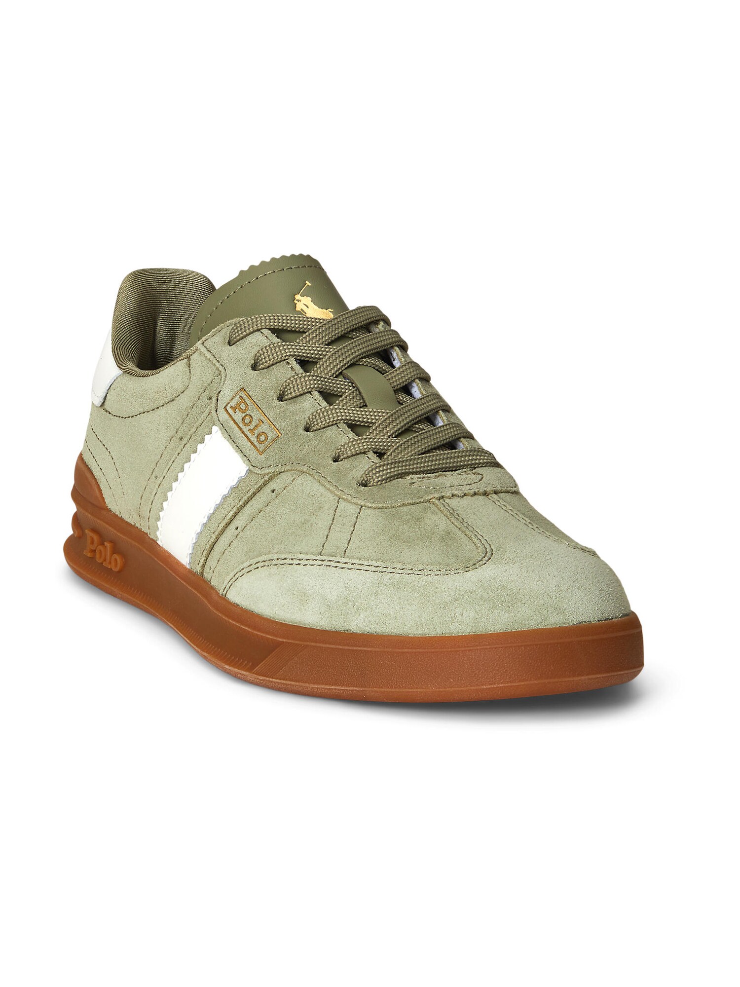 Polo Ralph Lauren Zapatillas deportivas bajas 'AERA'  oliva / blanco – imagen 4