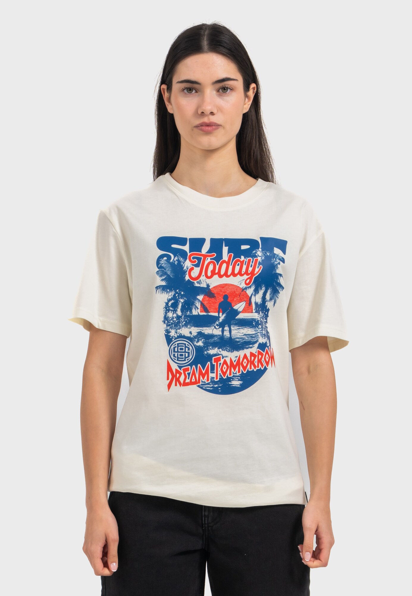Thumbnail - T-Shirt 'Wrldvibe Surf Dreams Graphic'