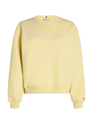 Tommy Hilfiger Sweatshirt Lichtgeel / Wit