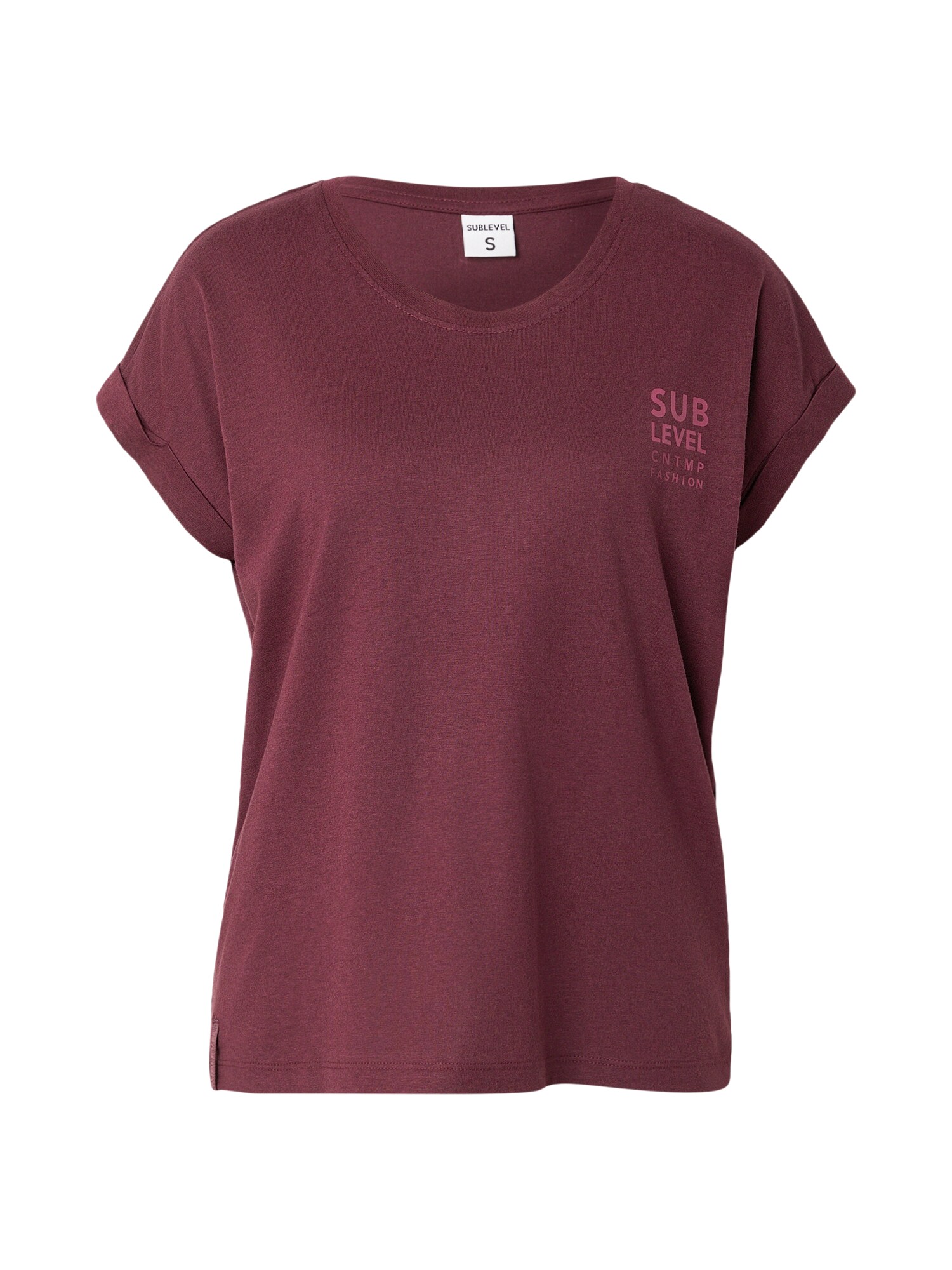 Sublevel Tricou 'ASLINA'  roșu burgundy / roșu vin