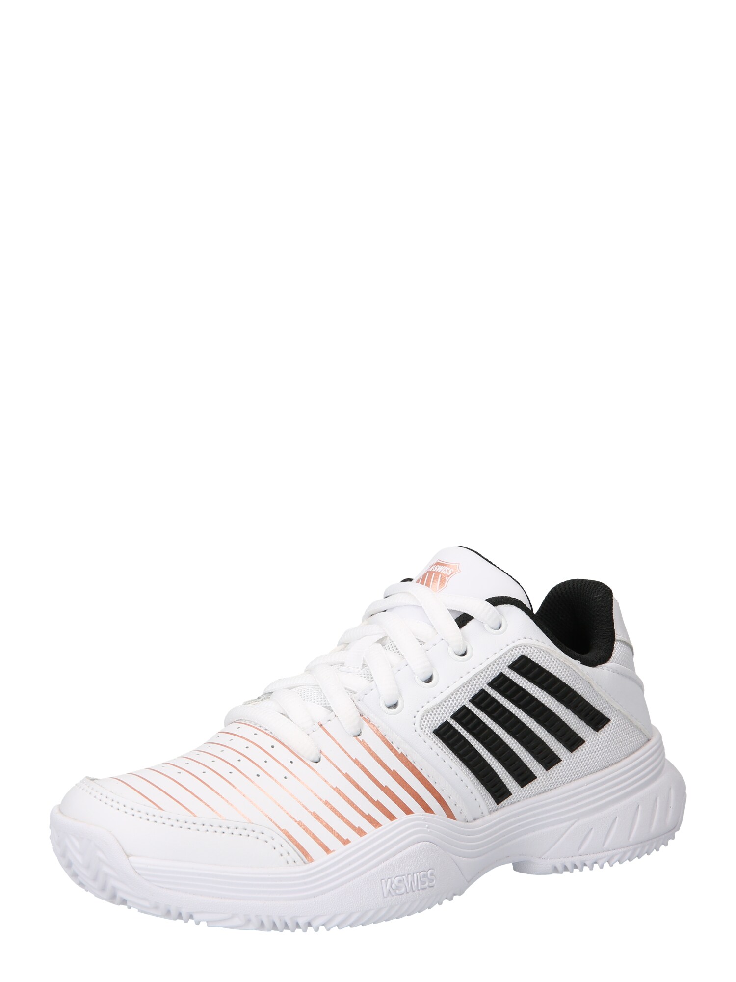 K-Swiss Performance Footwear Sportiniai batai 'COURT' rusva / juoda / balta