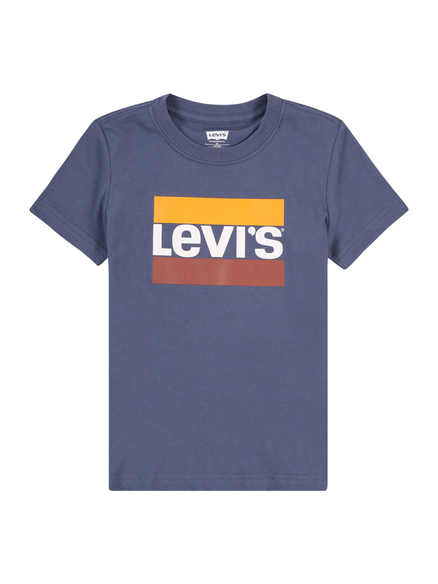 Levi's Kids Tričko  tmavomodrá / hnedá / žltá / biela