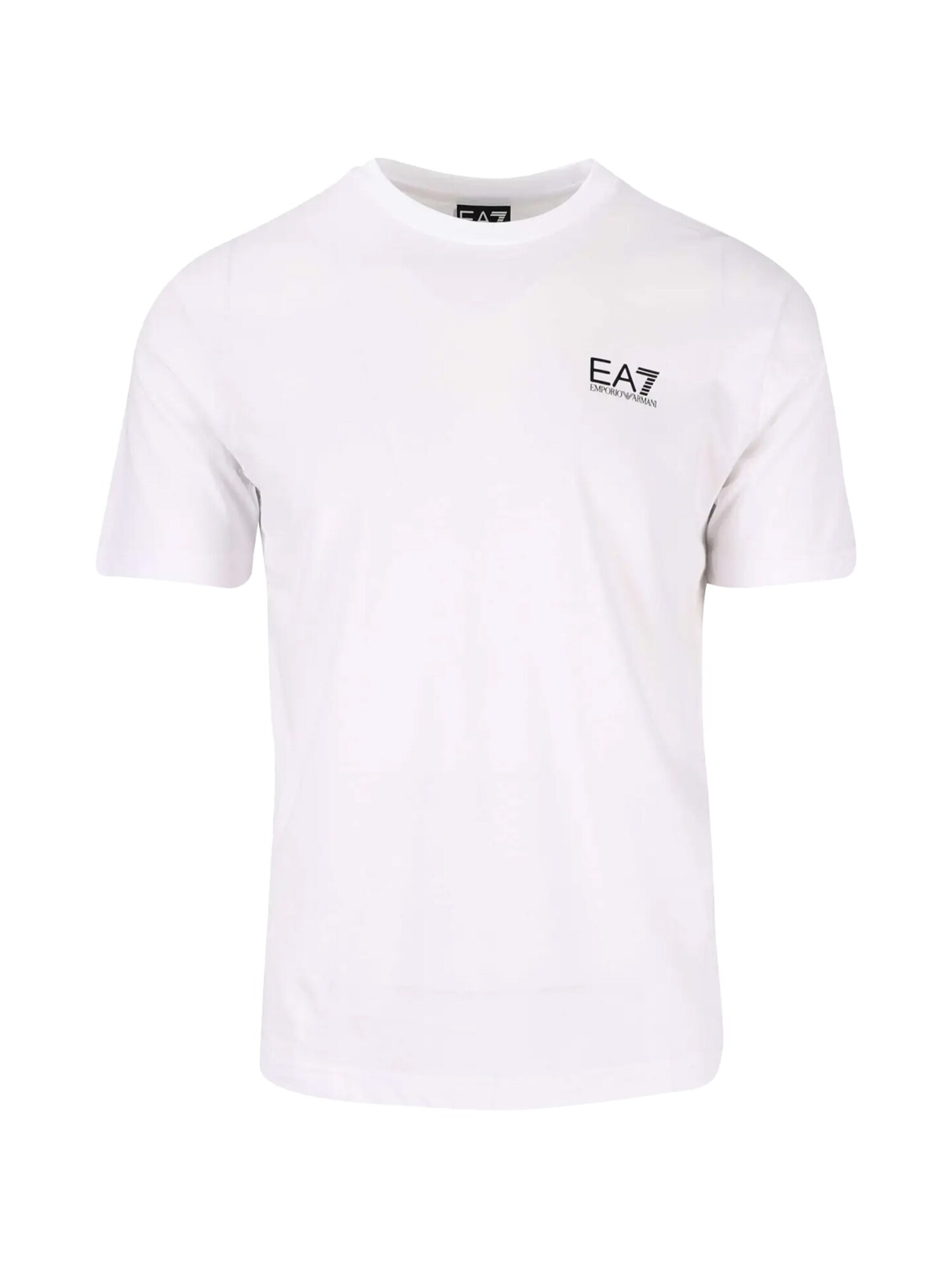 EA7 Emporio Armani Tricou negru / alb
