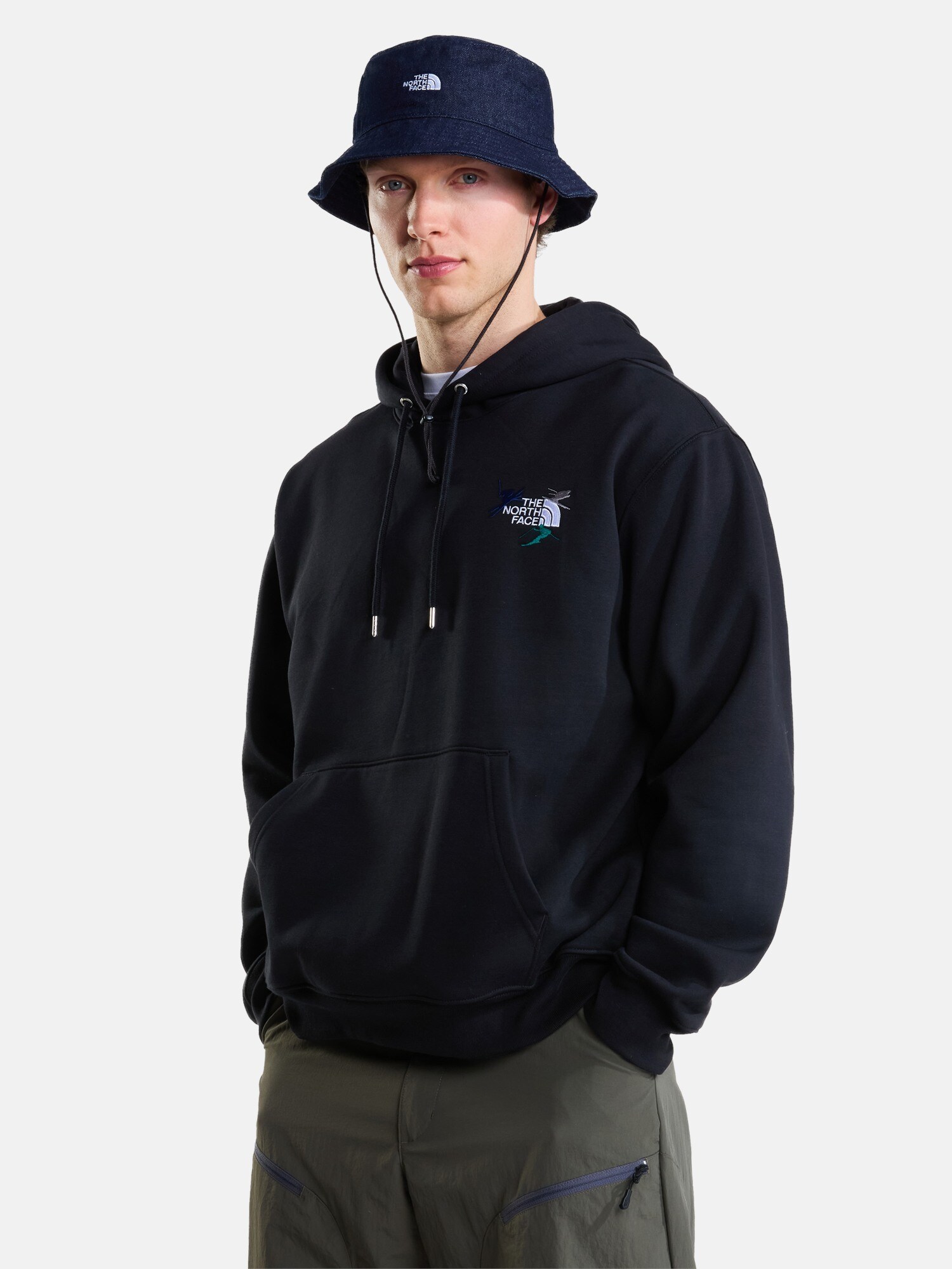 THE NORTH FACE Sudadera 'Off Piste' turquesa / azul cobalto / negro / blanco – imagen 3
