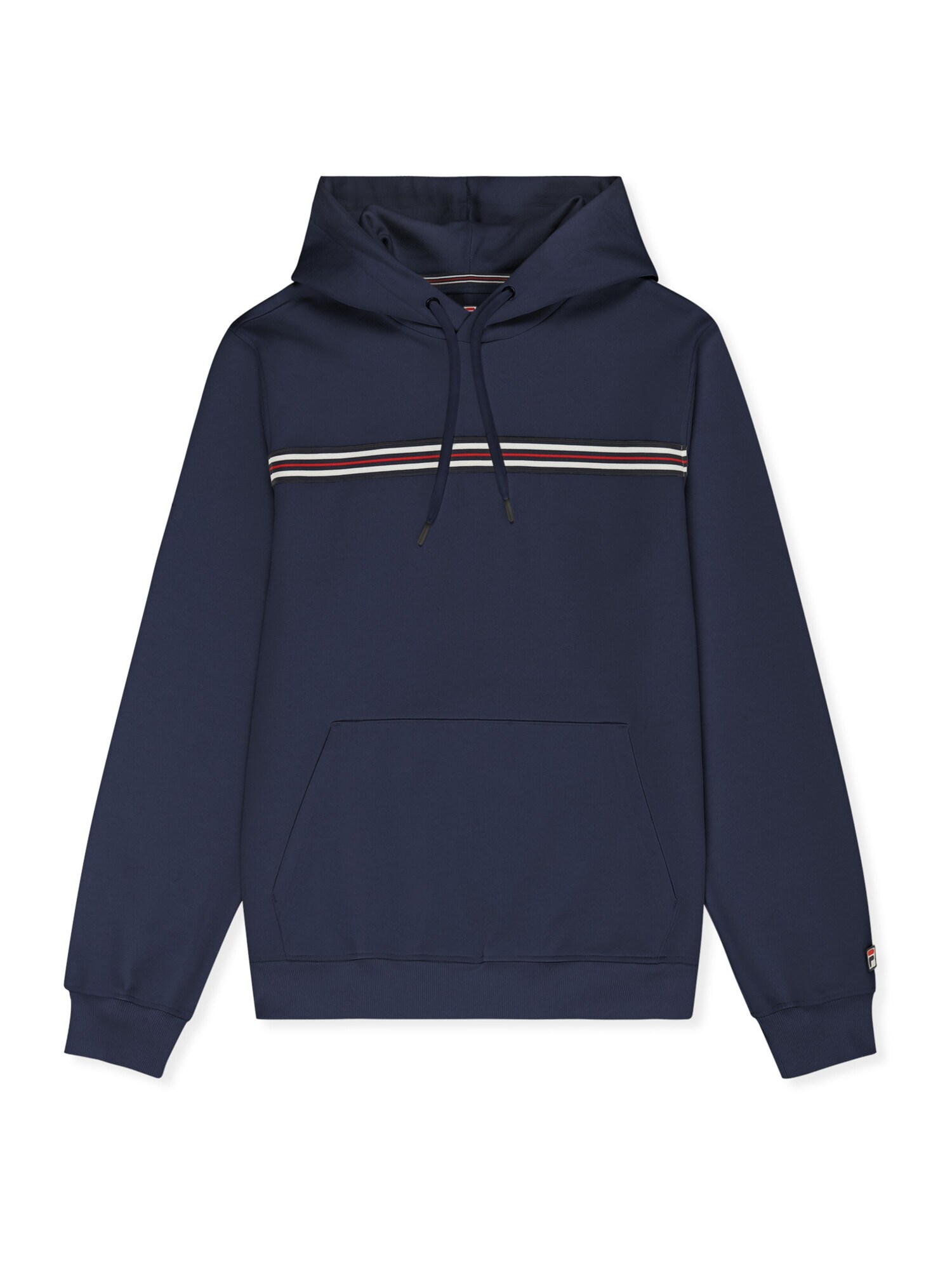 FILA Sudadera 'DIECIMO regular heritage tape hoodie'  azul oscuro – imagen 4