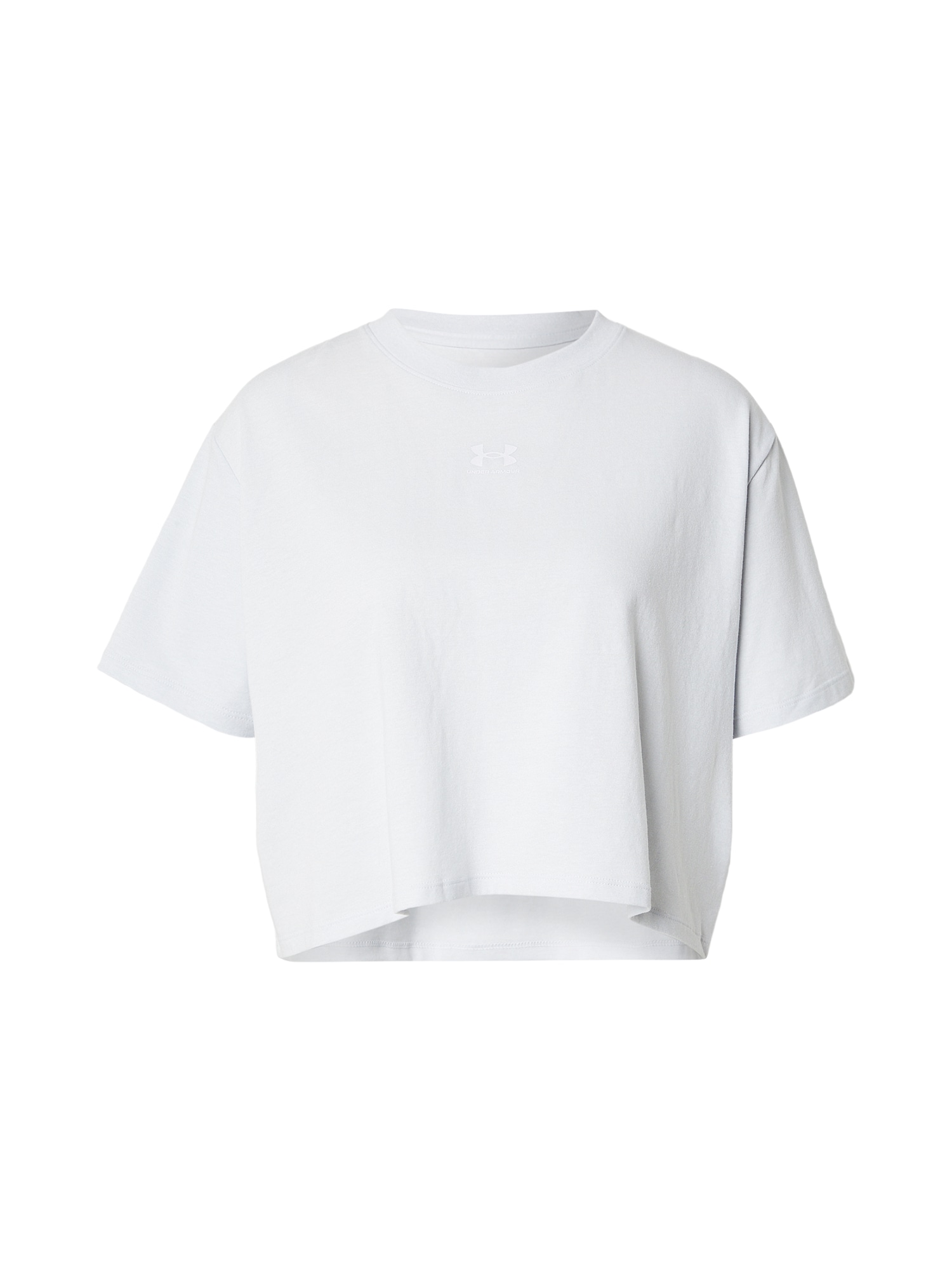 UNDER ARMOUR Tricou funcțional  gri deschis / alb