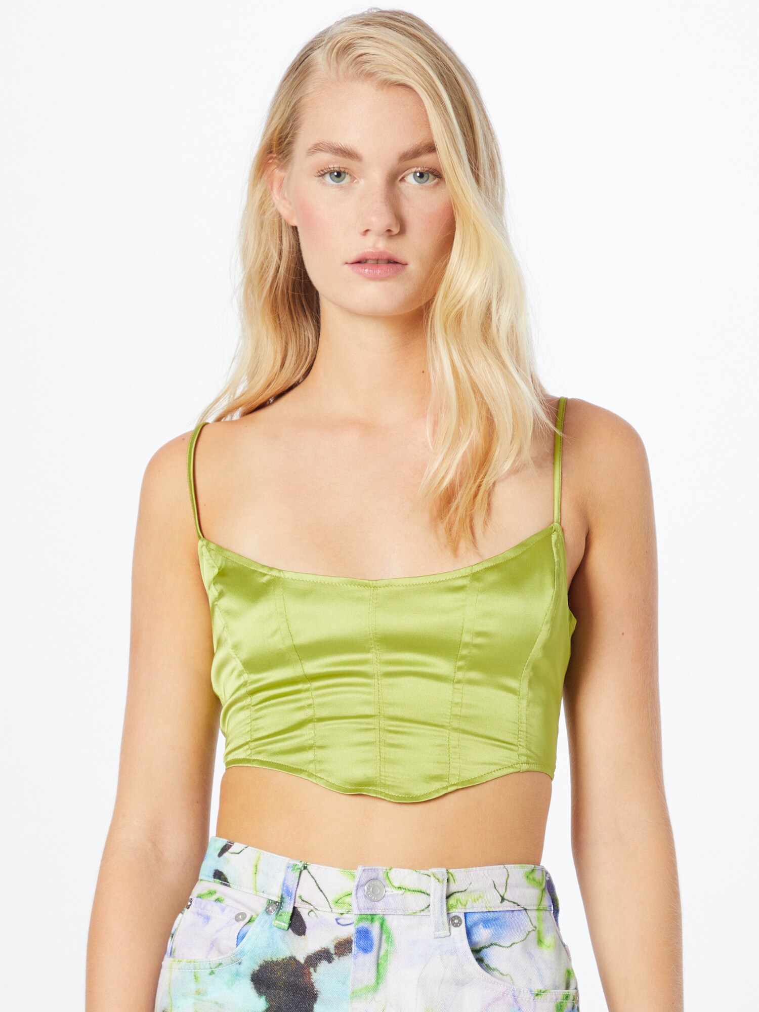 Nasty Gal Top  citromzöld termék 2. képe