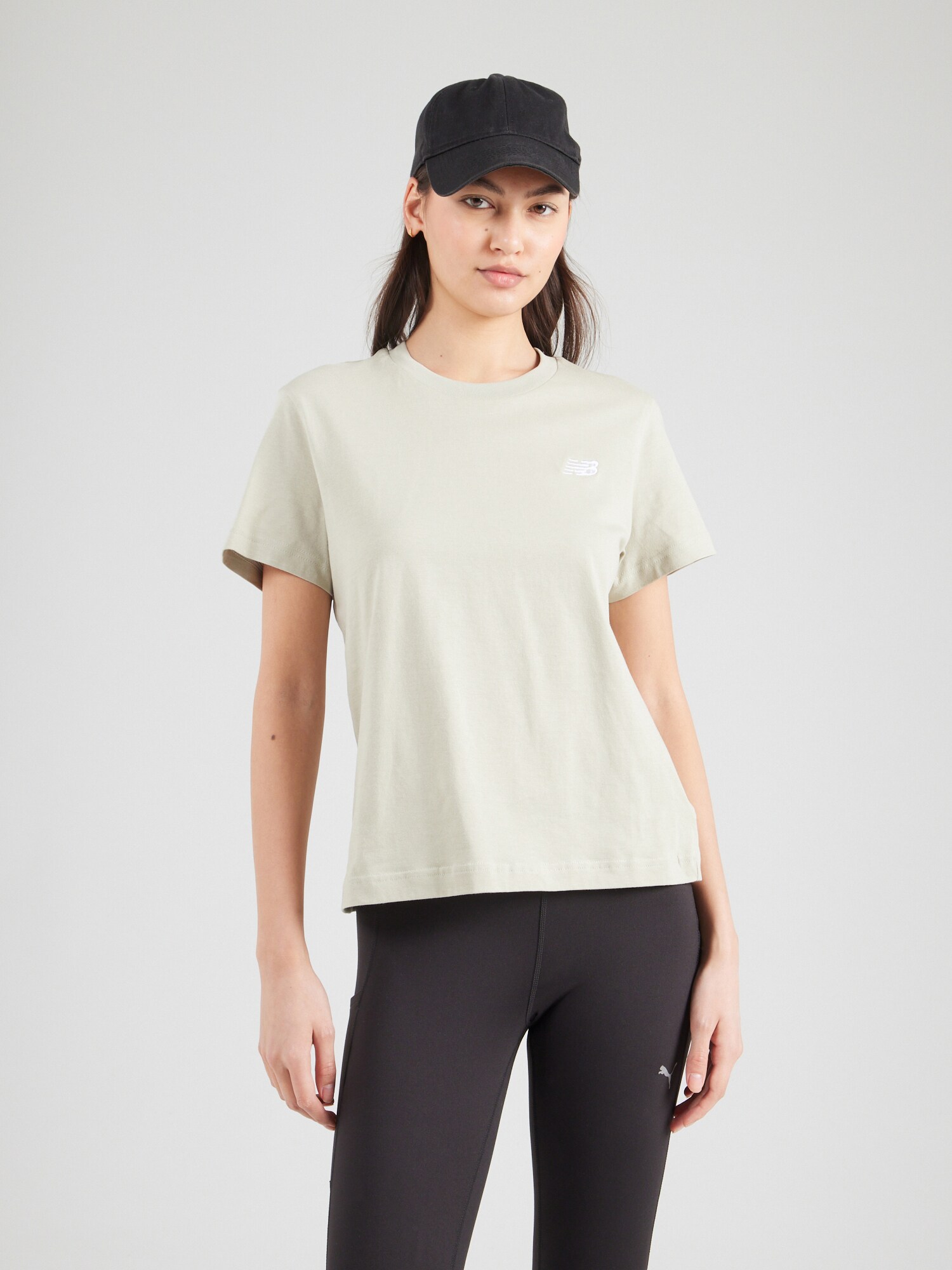 new balance Póló 'Essentials'  pasztellzöld / fehér termék 2. képe