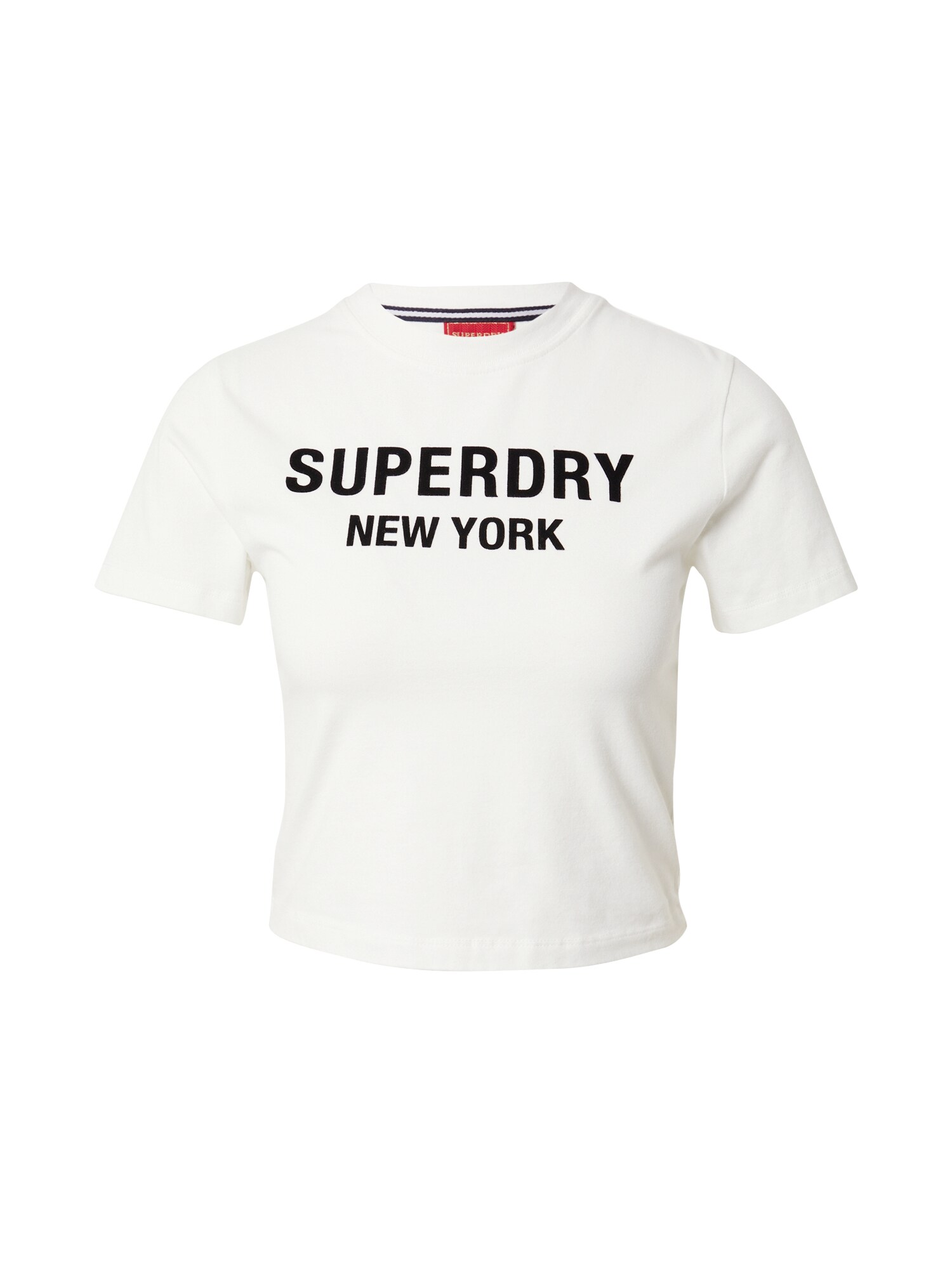 Superdry Tričko  čierna / biela