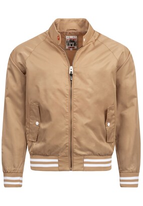 INDICODE JEANS Tussenjas ‘Ayser’ Beige / Wit