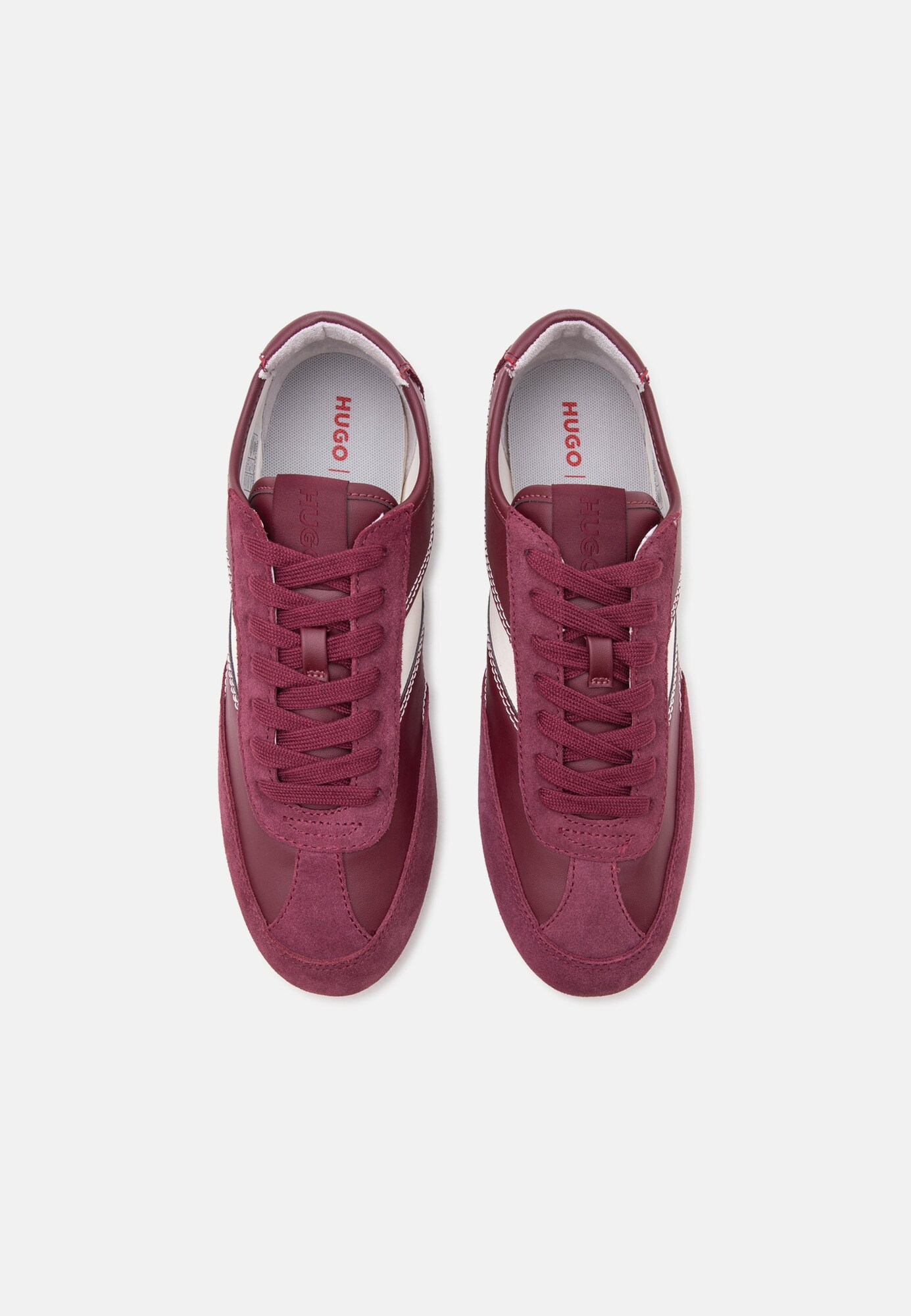 HUGO Zapatillas deportivas bajas 'Lytton' oro / burdeos / blanco – imagen 3