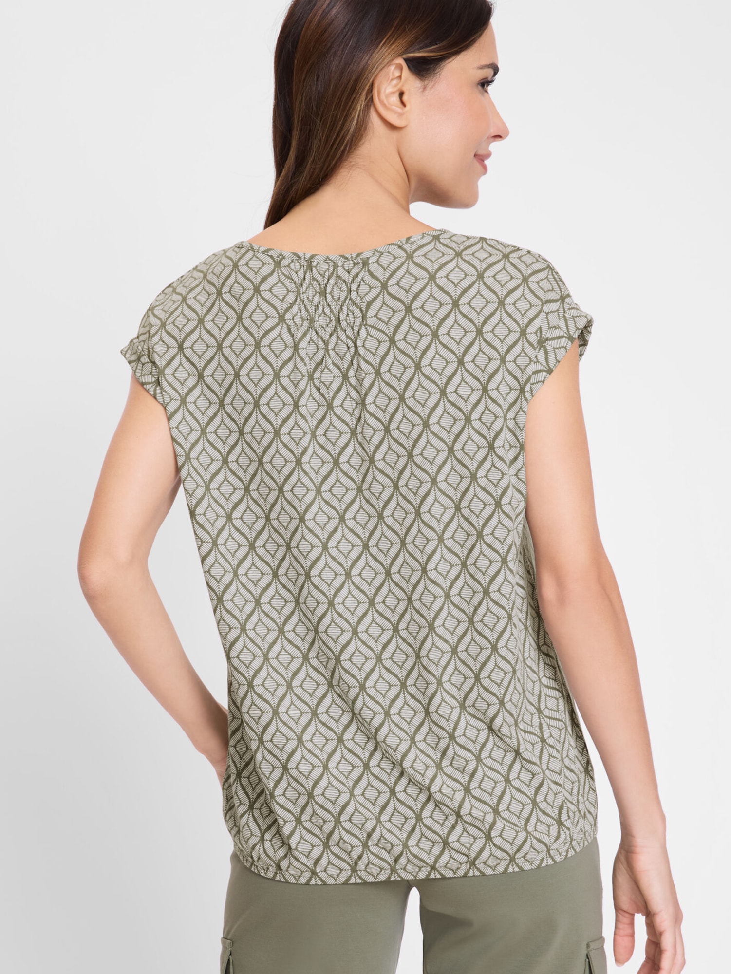 Thumbnail - Olsen Shirt mit Gummizug am Saum