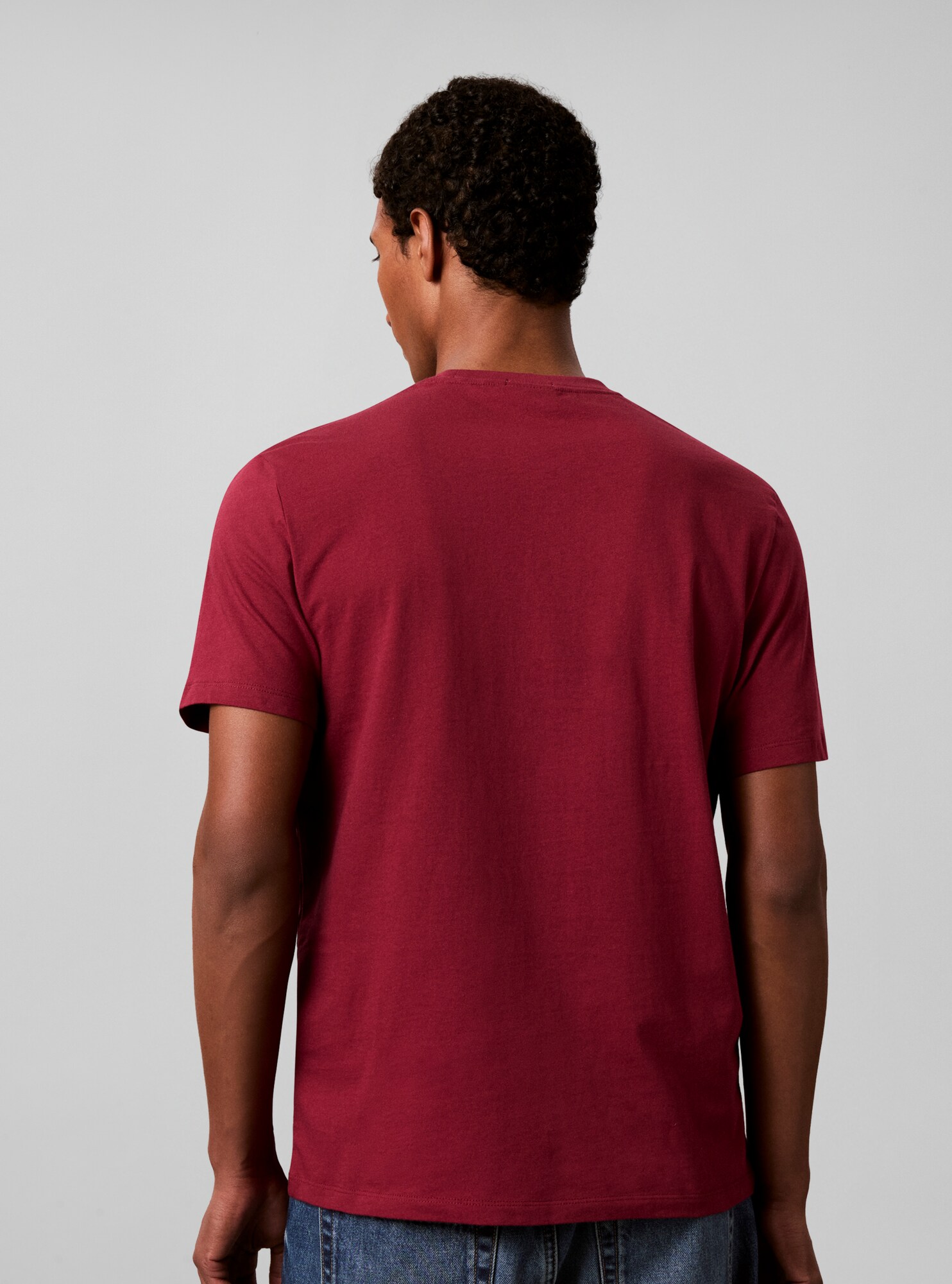Calvin Klein Camiseta  rojo oscuro – imagen 4