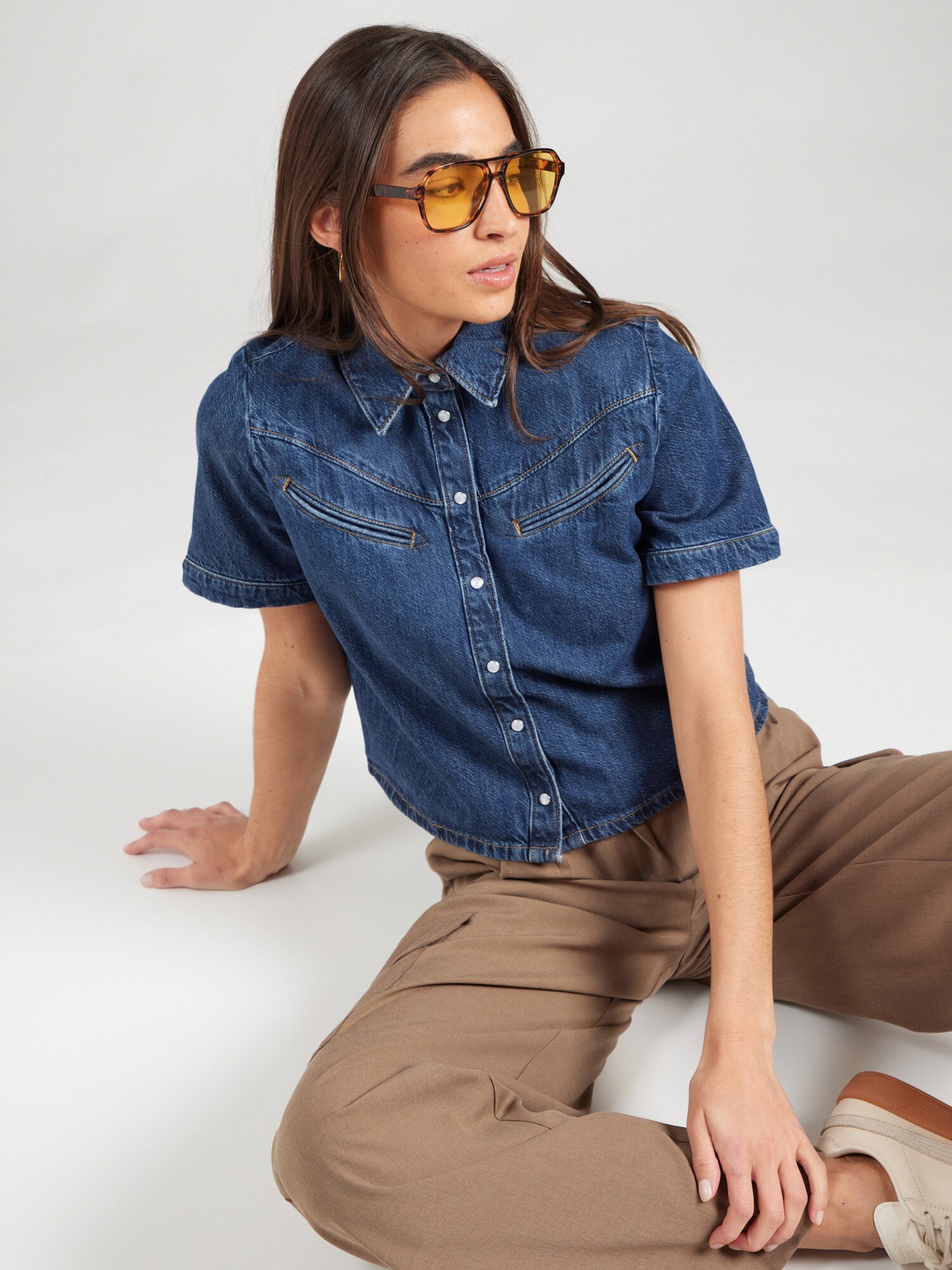 LEVI'S ® Blúz 'RINOA'  tengerészkék termék 2. képe