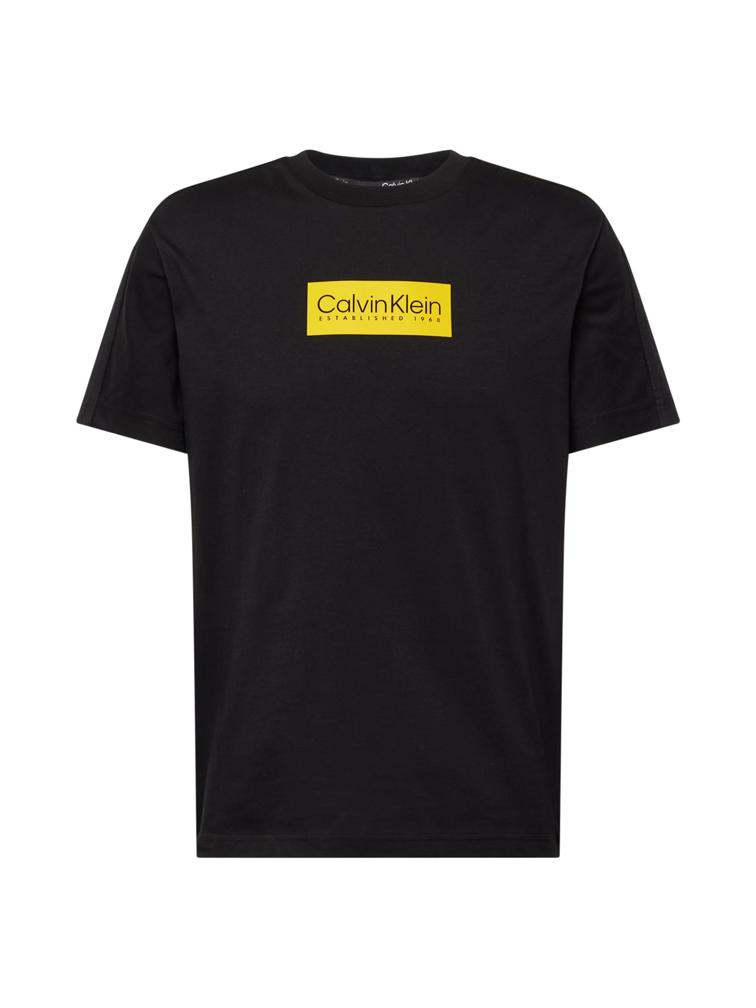 Calvin Klein Marškinėliai geltona / juoda