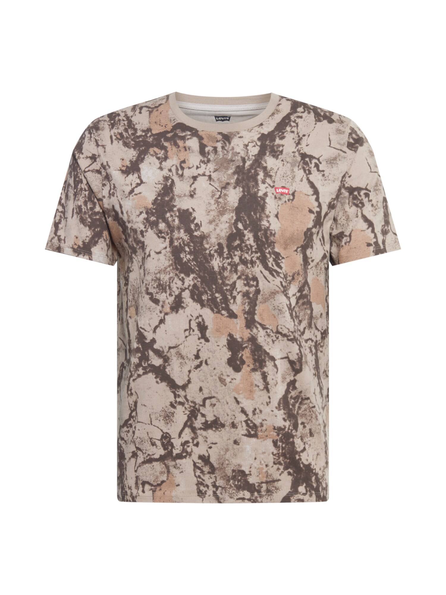 LEVI'S Marškinėliai  tamsiai ruda / šviesiai ruda / glaisto spalva