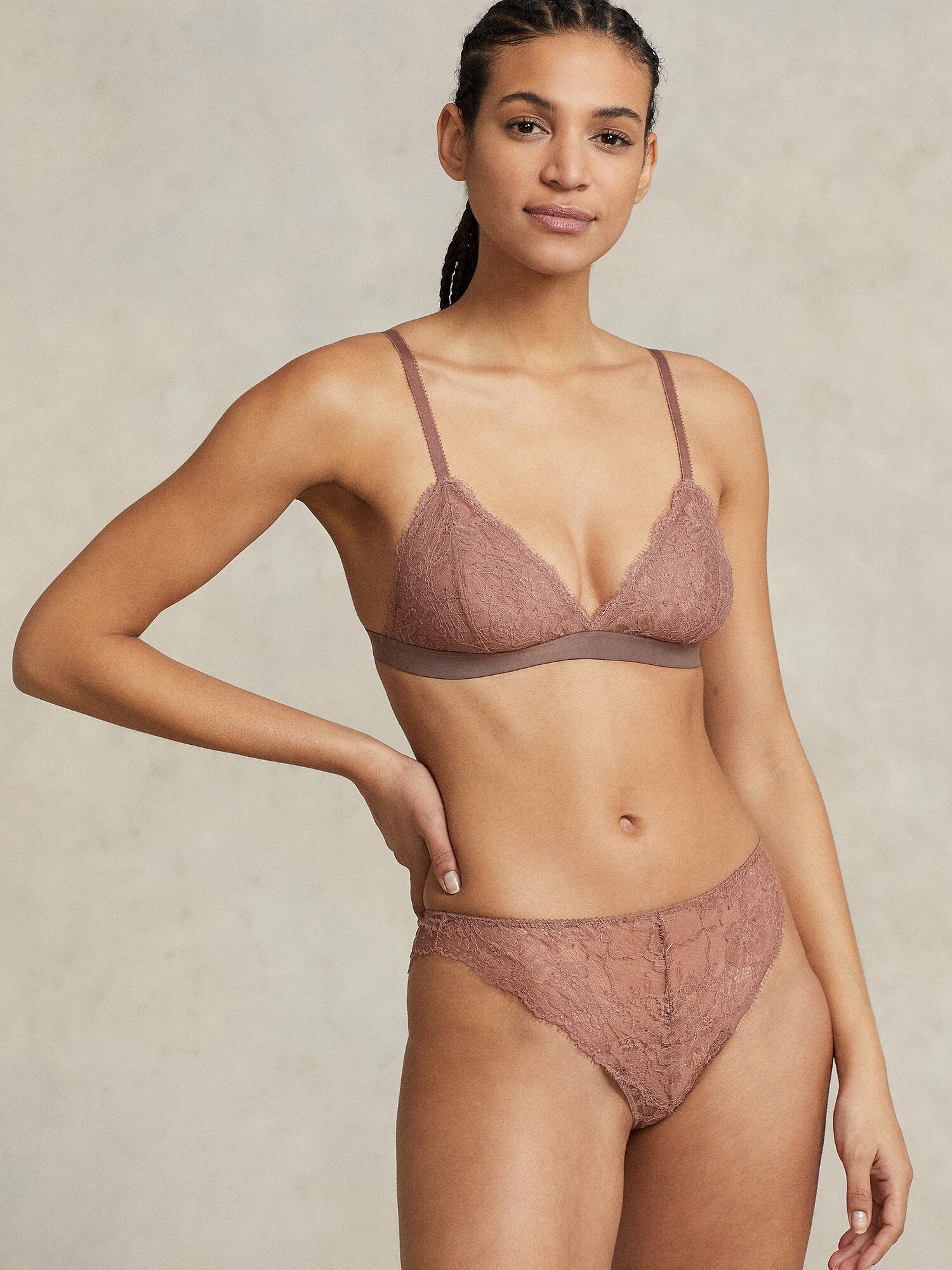 Thumbnail - Polo Ralph Lauren Triangel-BH BRALETTE