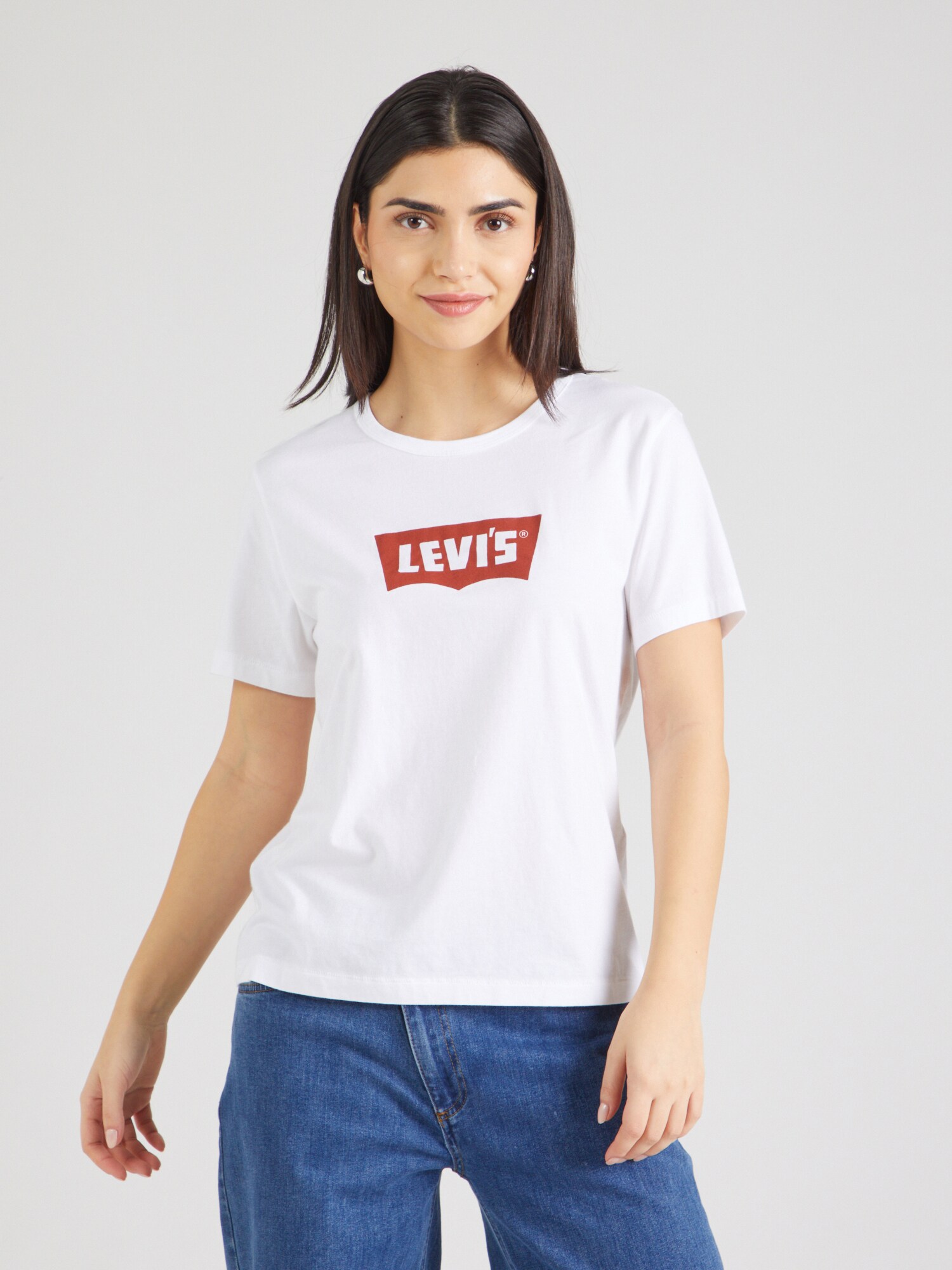 LEVI'S ® Póló 'ICONIC'  piros / fehér termék 2. képe