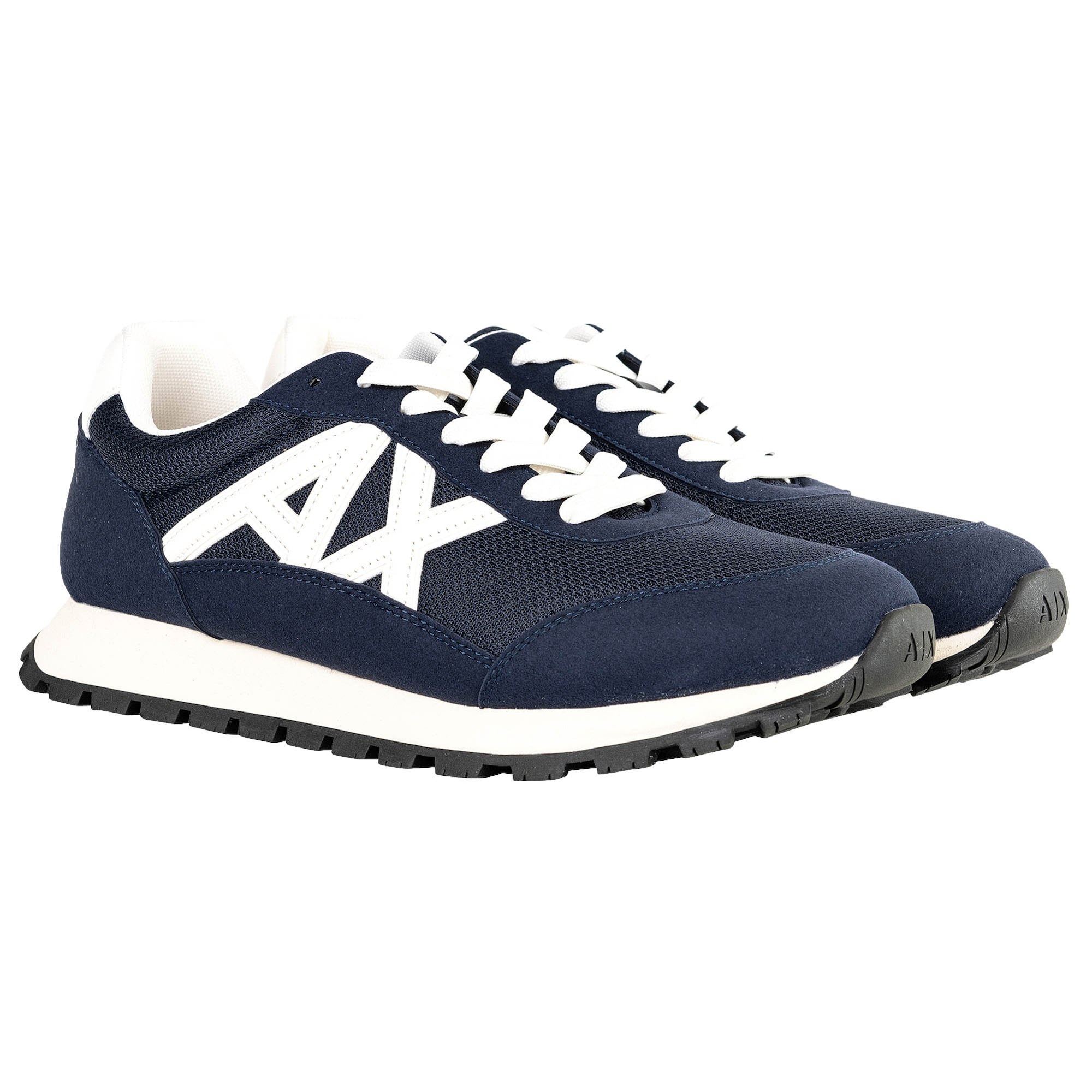 ARMANI EXCHANGE Zapatillas deportivas bajas  navy / blanco – imagen 2