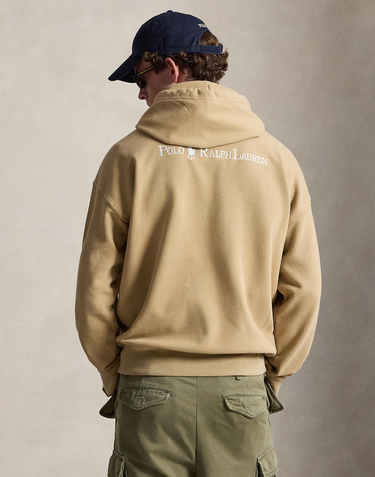 Polo Ralph Lauren Sudadera caqui / blanco – imagen 3