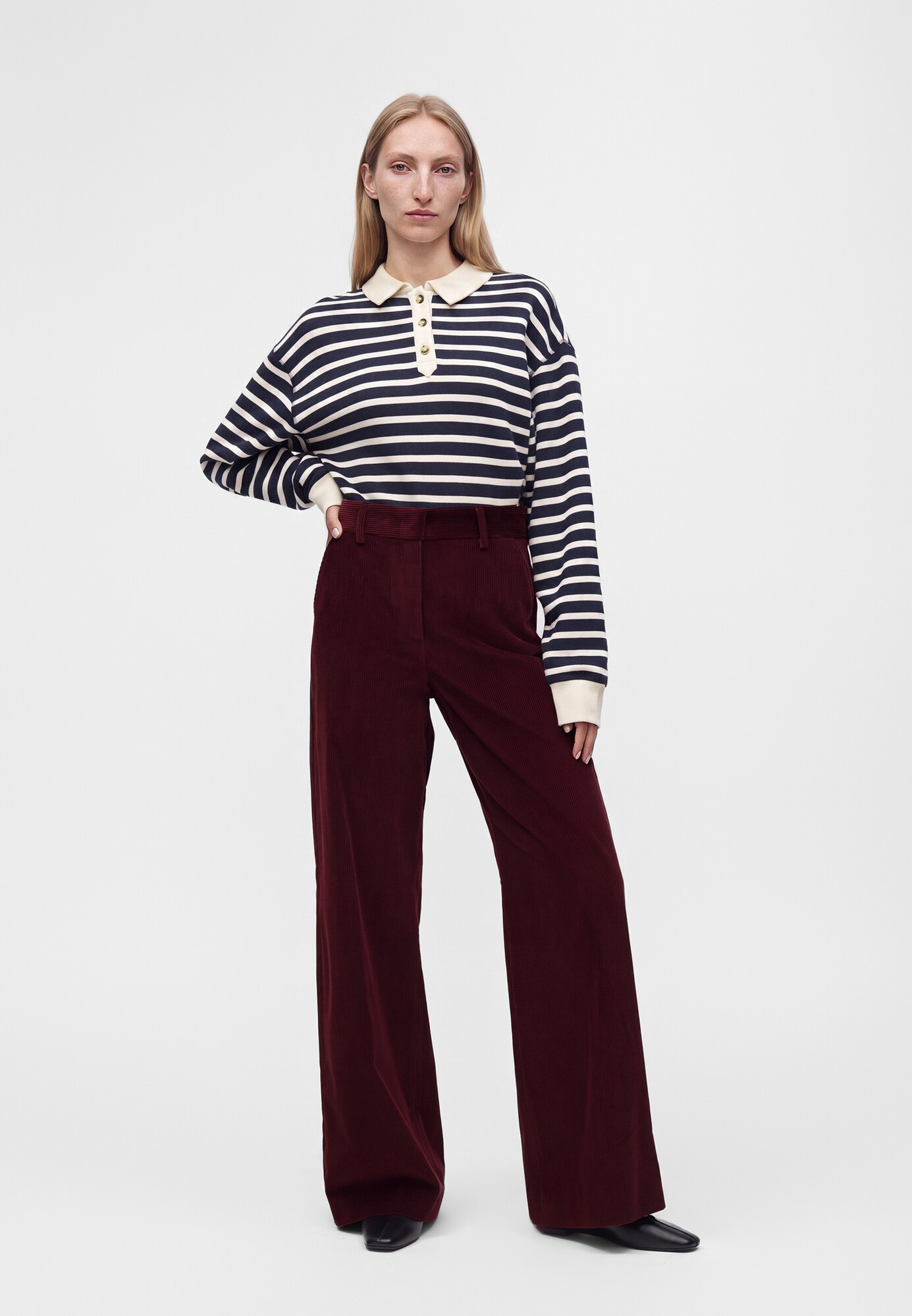 Weekend Max Mara Pantalón 'TANIA'  burdeos – imagen 4