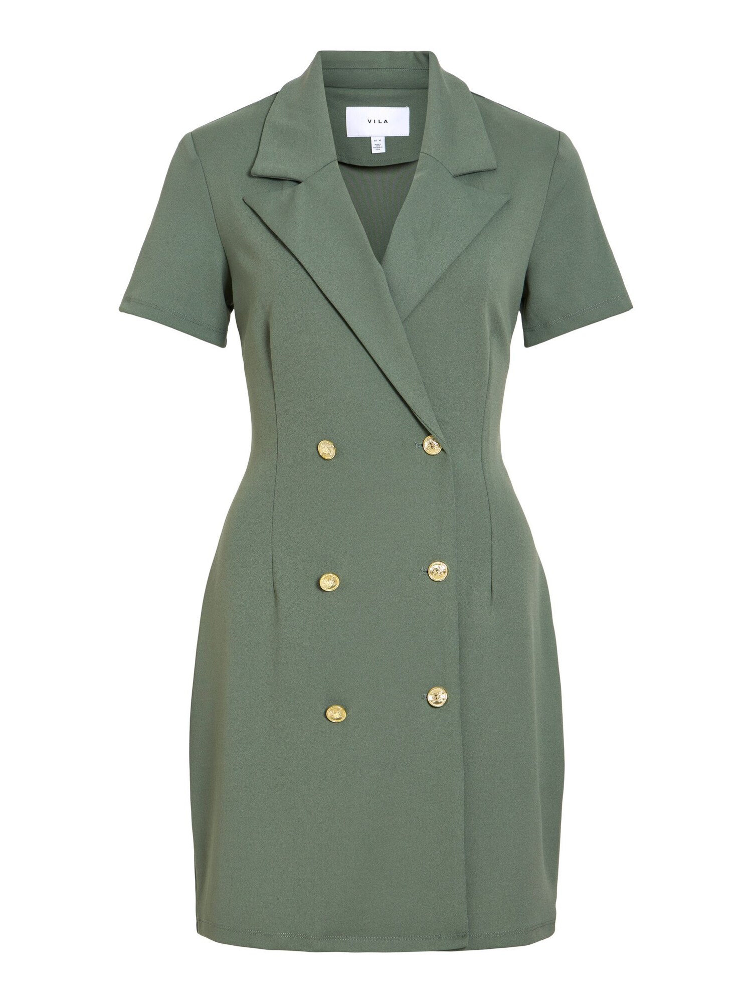 VILA Vestido camisero 'VIClara'  oliva