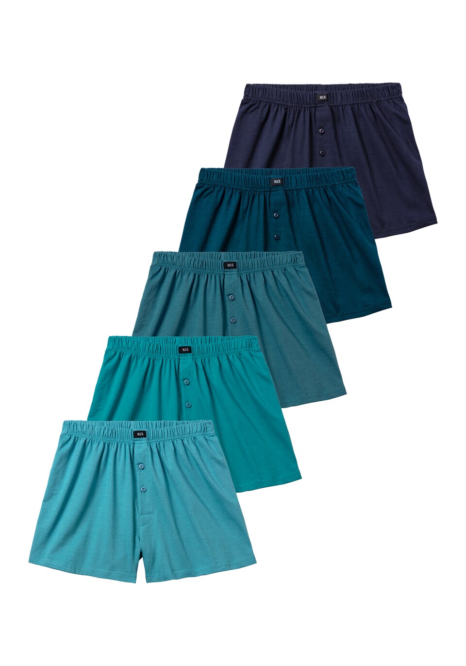 Boxershorts blå / turkos