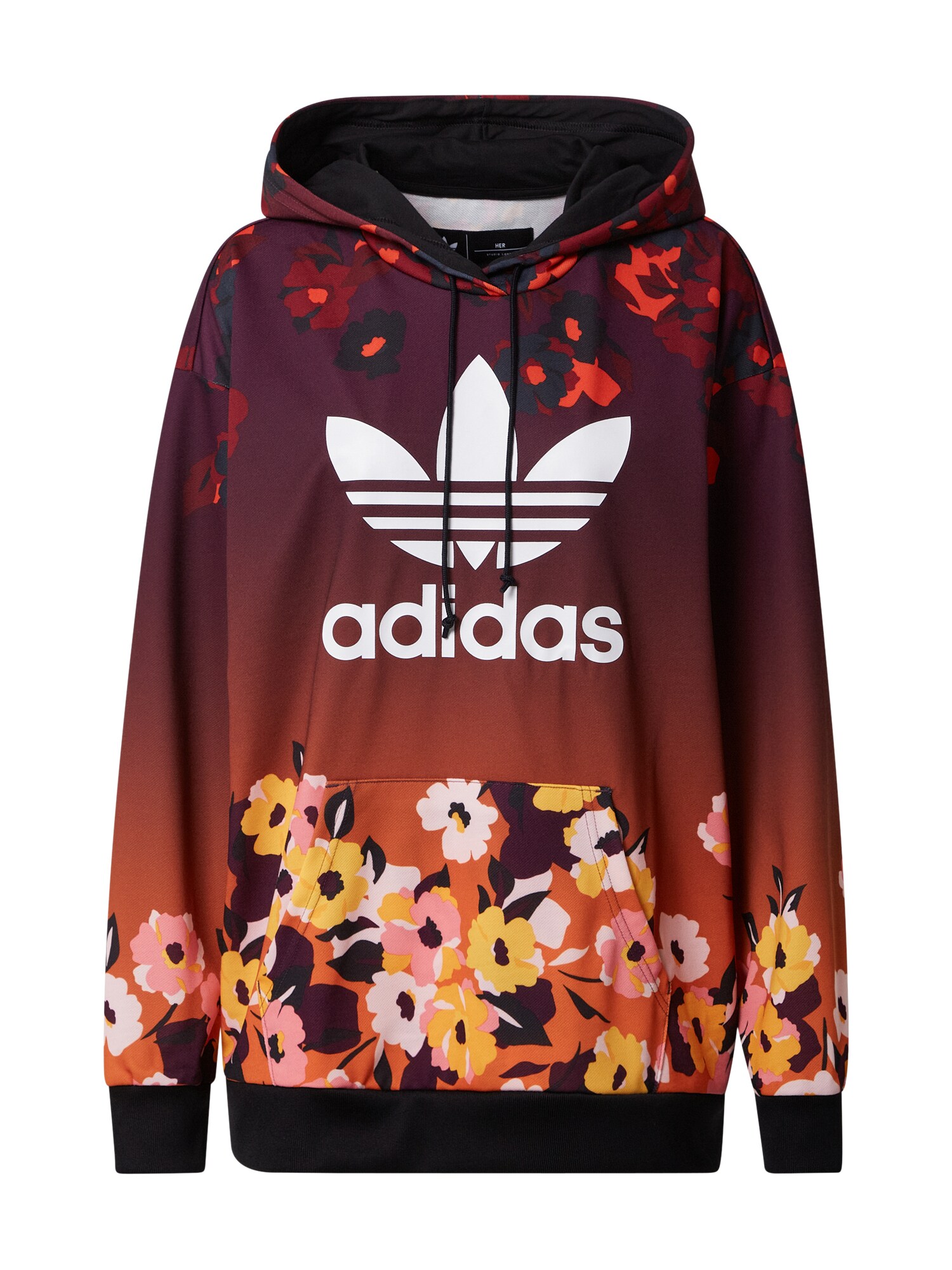 ADIDAS ORIGINALS Megztinis be užsegimo 'Studio London'  mišrios spalvos / balta / juoda / oranžinė / tamsiai mėlyna