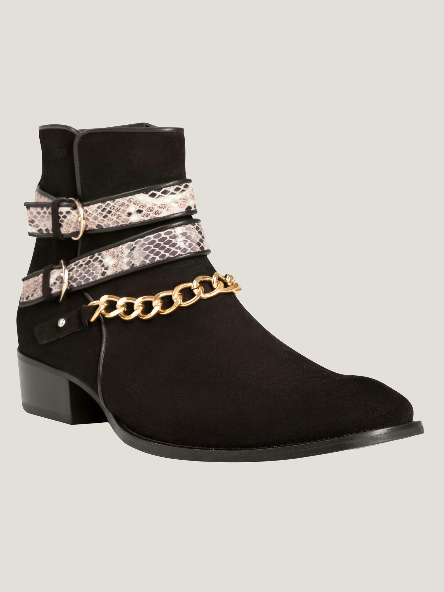 MAD TIGERS Botas 'SNAKE BUCKLE' negro
