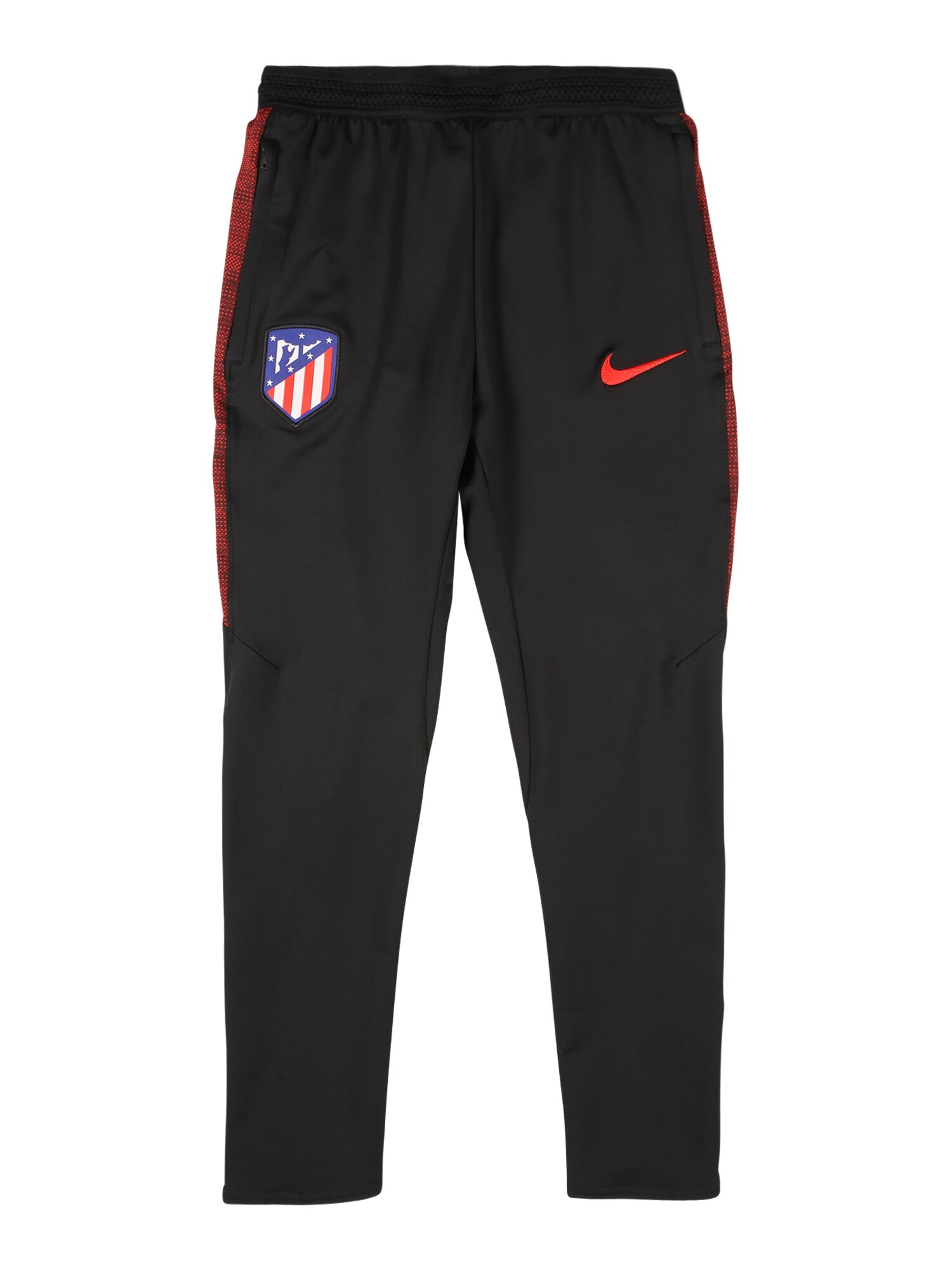 NIKE Sportinės kelnės  juoda / raudona