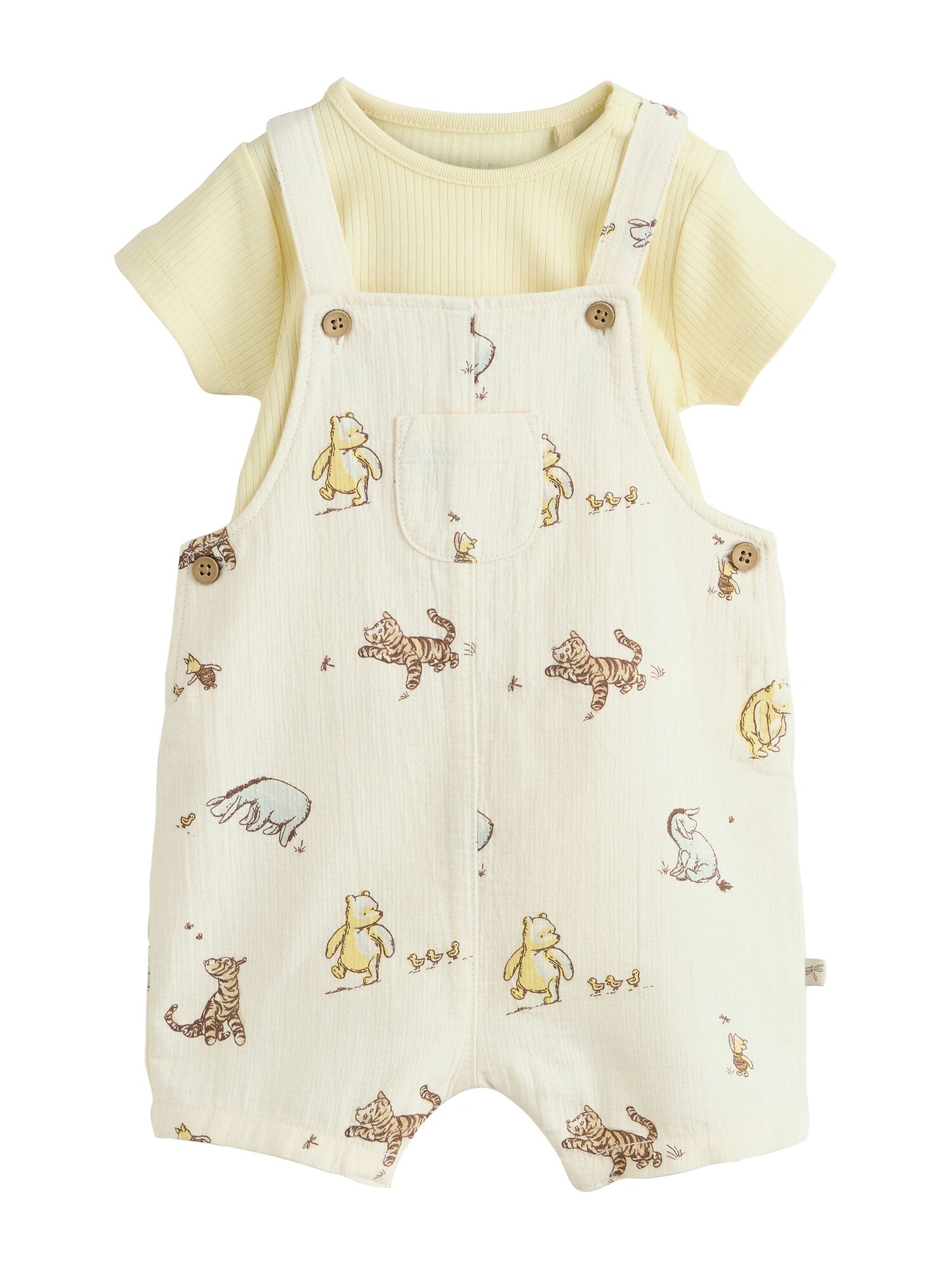 Next Komplet 'Winnie The Pooh'  kremna / rjava / svetlo rumena
