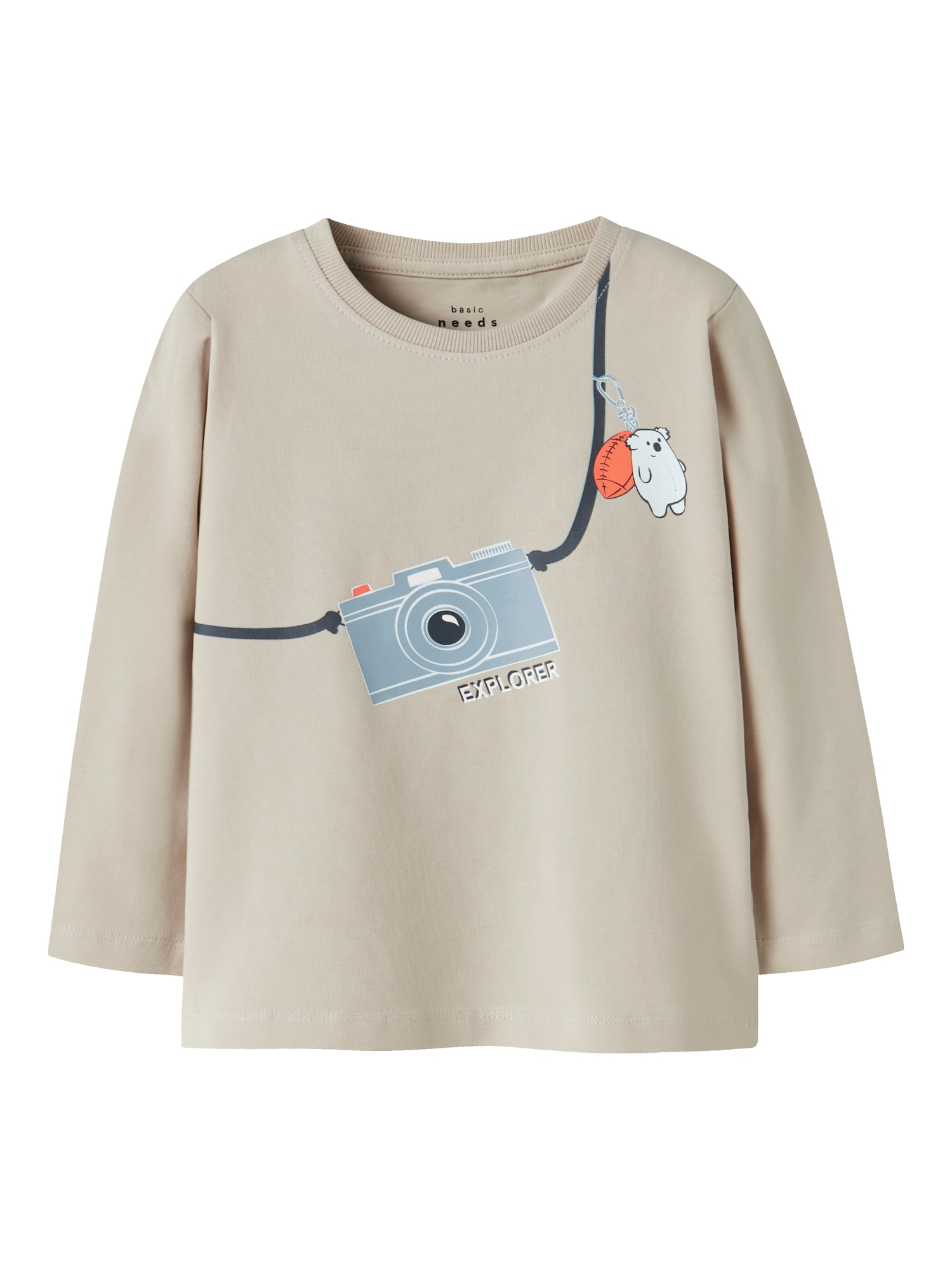 NAME IT Tricou NMMVUX  alb kitt / albastru deschis / portocaliu / negru