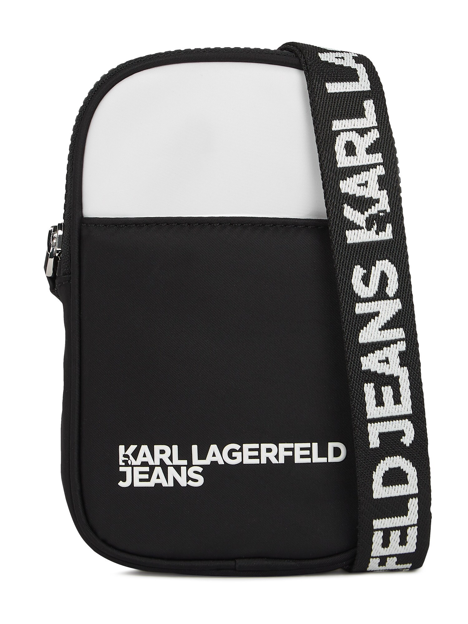 KARL LAGERFELD JEANS Okostelefon-tok  fekete / fehér akciós termékkép 1