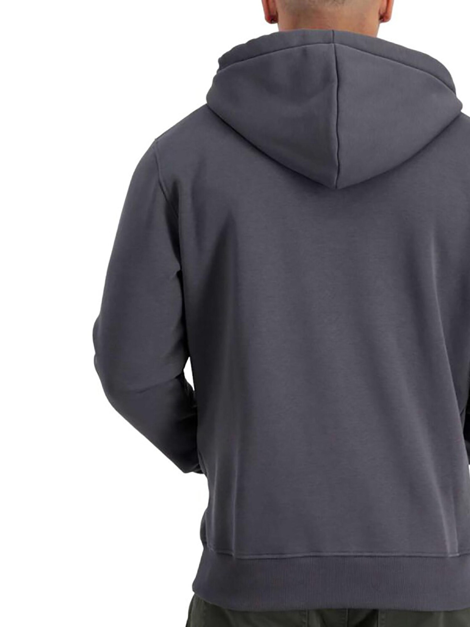 ALPHA INDUSTRIES Tepláková bunda 'Basic Zip'  tmavosivá (obrázok 3)
