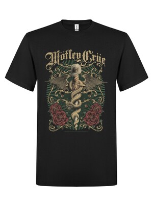 Mötley Crue Camiseta 'Mötley Crue Exquisite Dagger T-Shirt'  negro