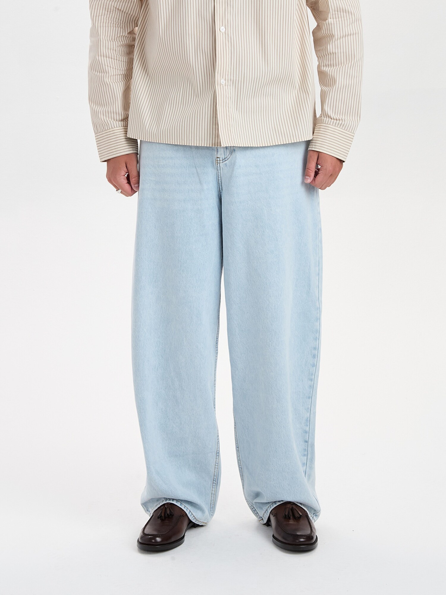 Dxnmxrk Jeans 'DXHarald Wide Fit Jeans Light Blue' blu chiaro