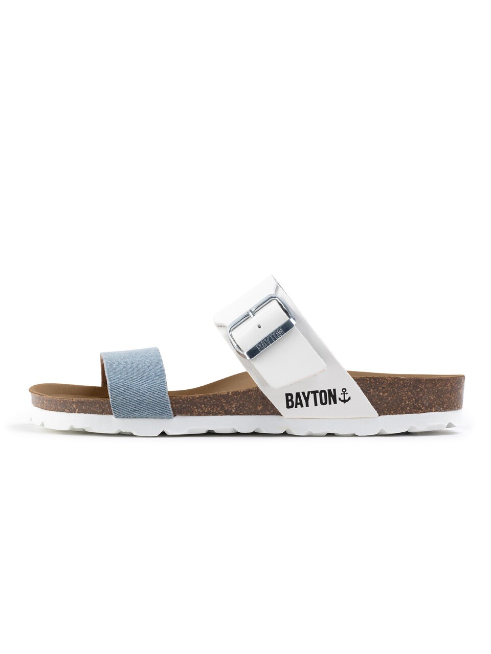 Pantolette 'Valence' blå denim