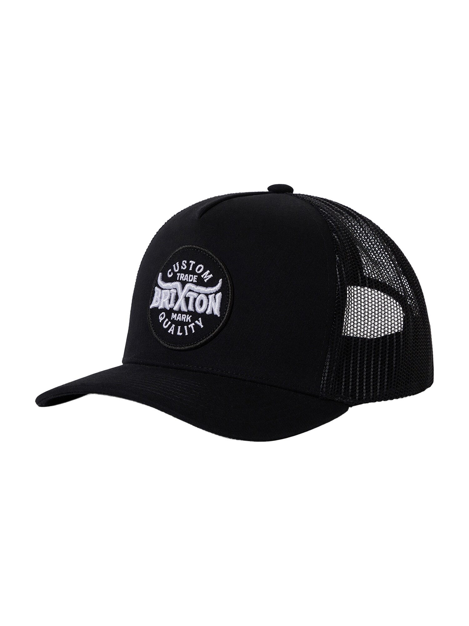 Brixton Șapcă GIBSON  negru / alb