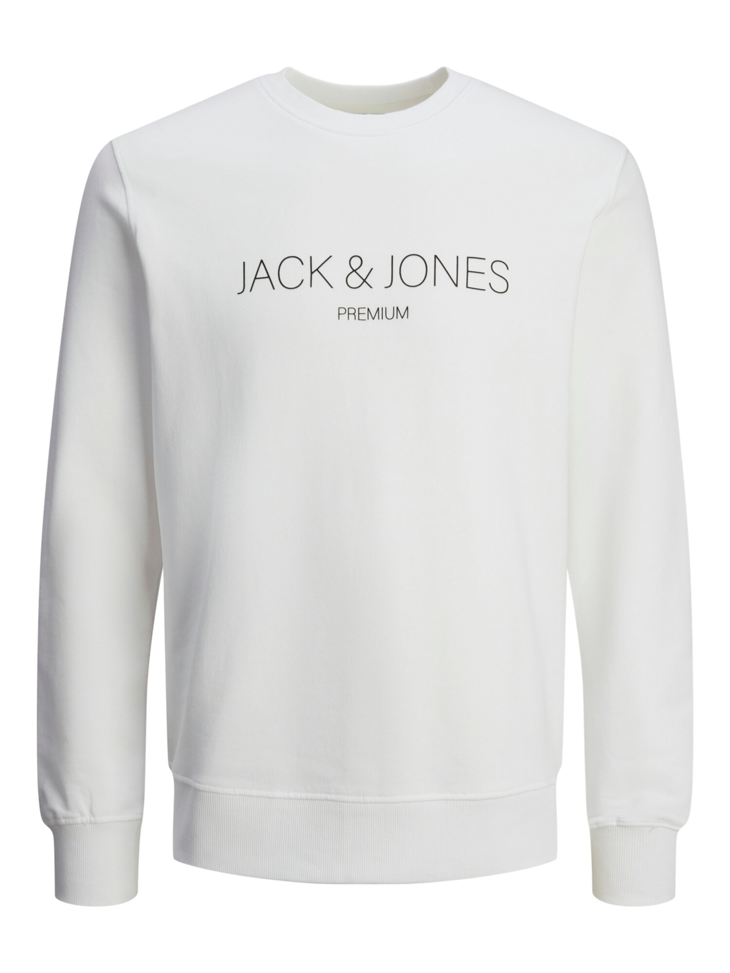 JACK & JONES Tréning póló 'JARED'  fekete / fehér