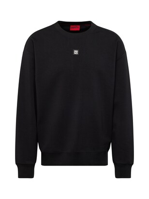 HUGO Sweatshirt ‘Dettil’ Zwart