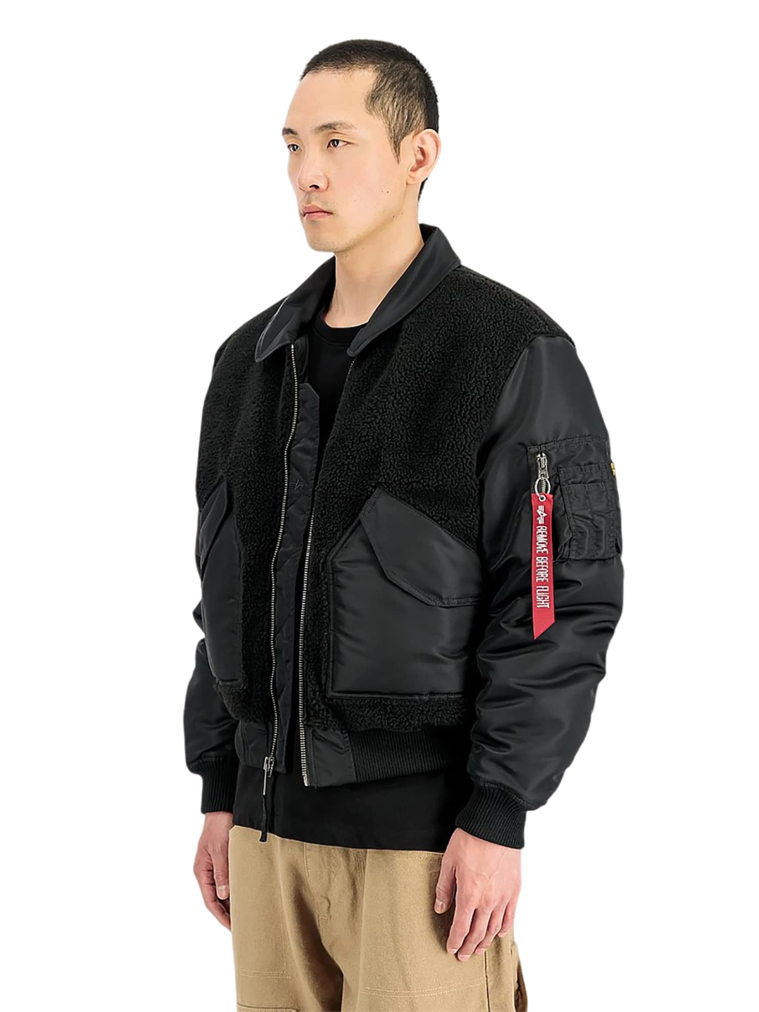 ALPHA INDUSTRIES Geacă outdoor CWU-45/P negru